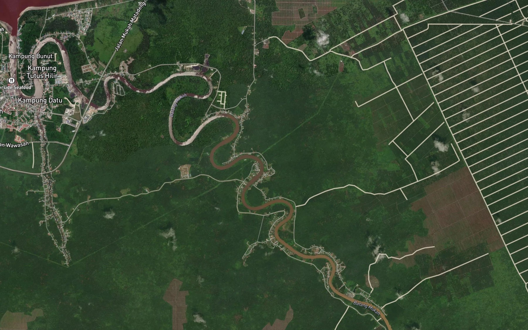 Satellite map of the Sungai Penakub Kechil