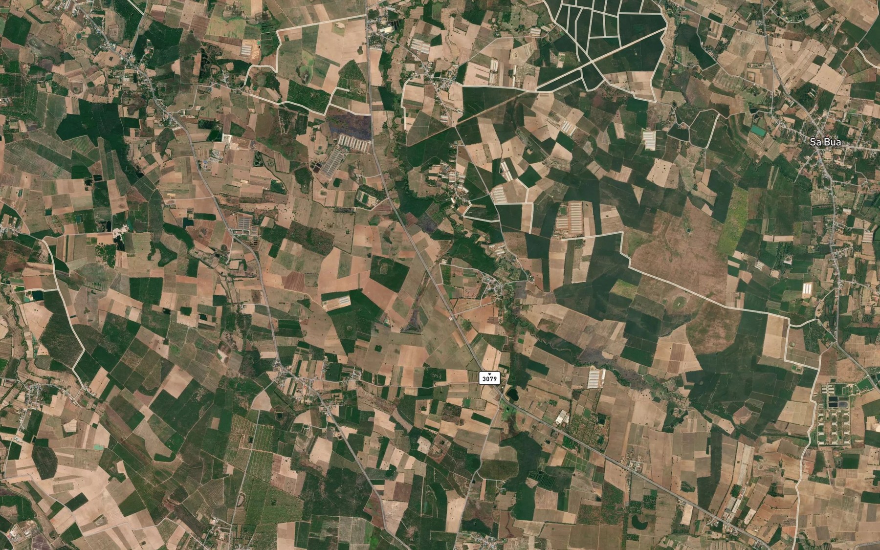 Satellite map of the Nong Ya Plong