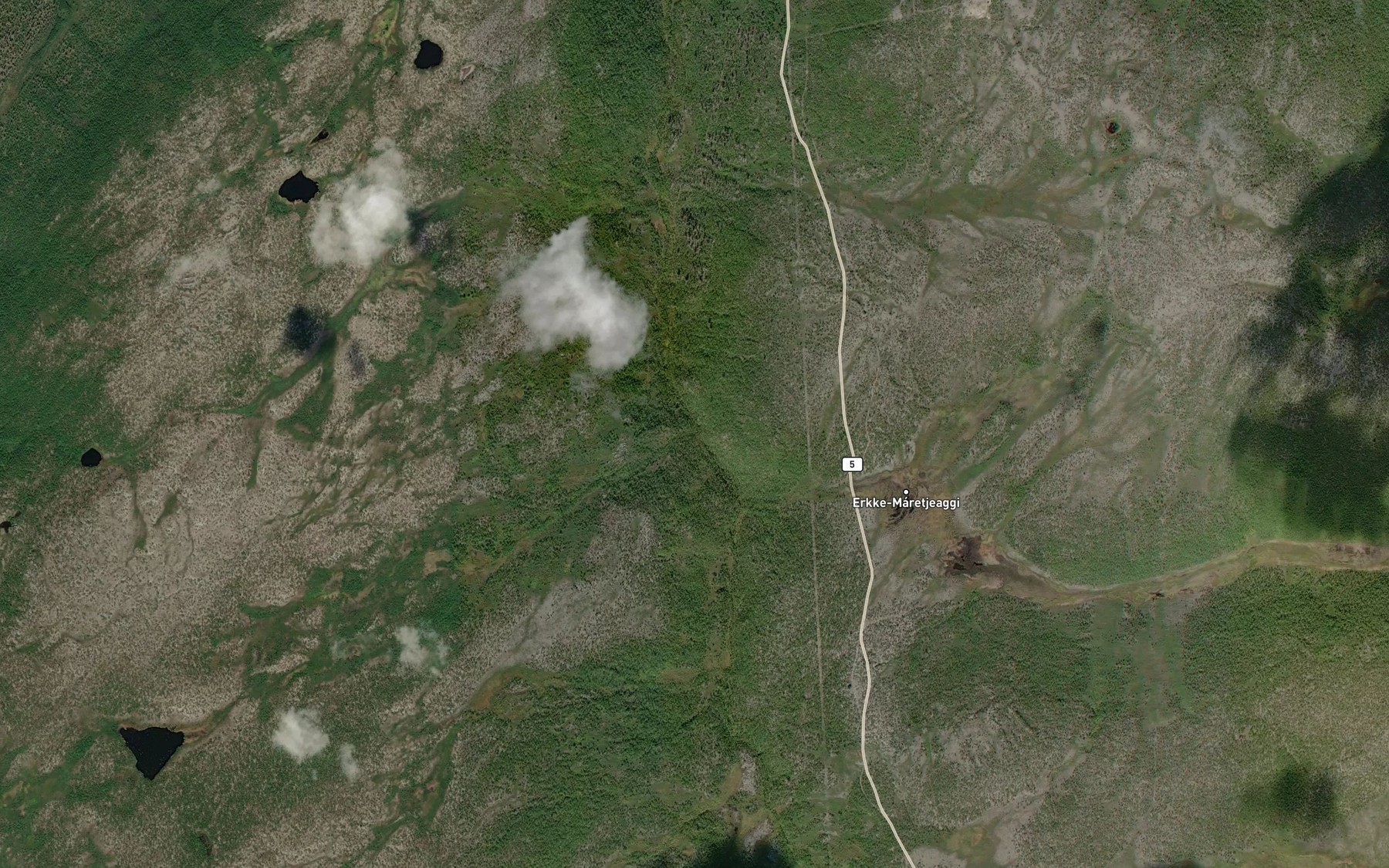 Satellite map of the Raktojogas