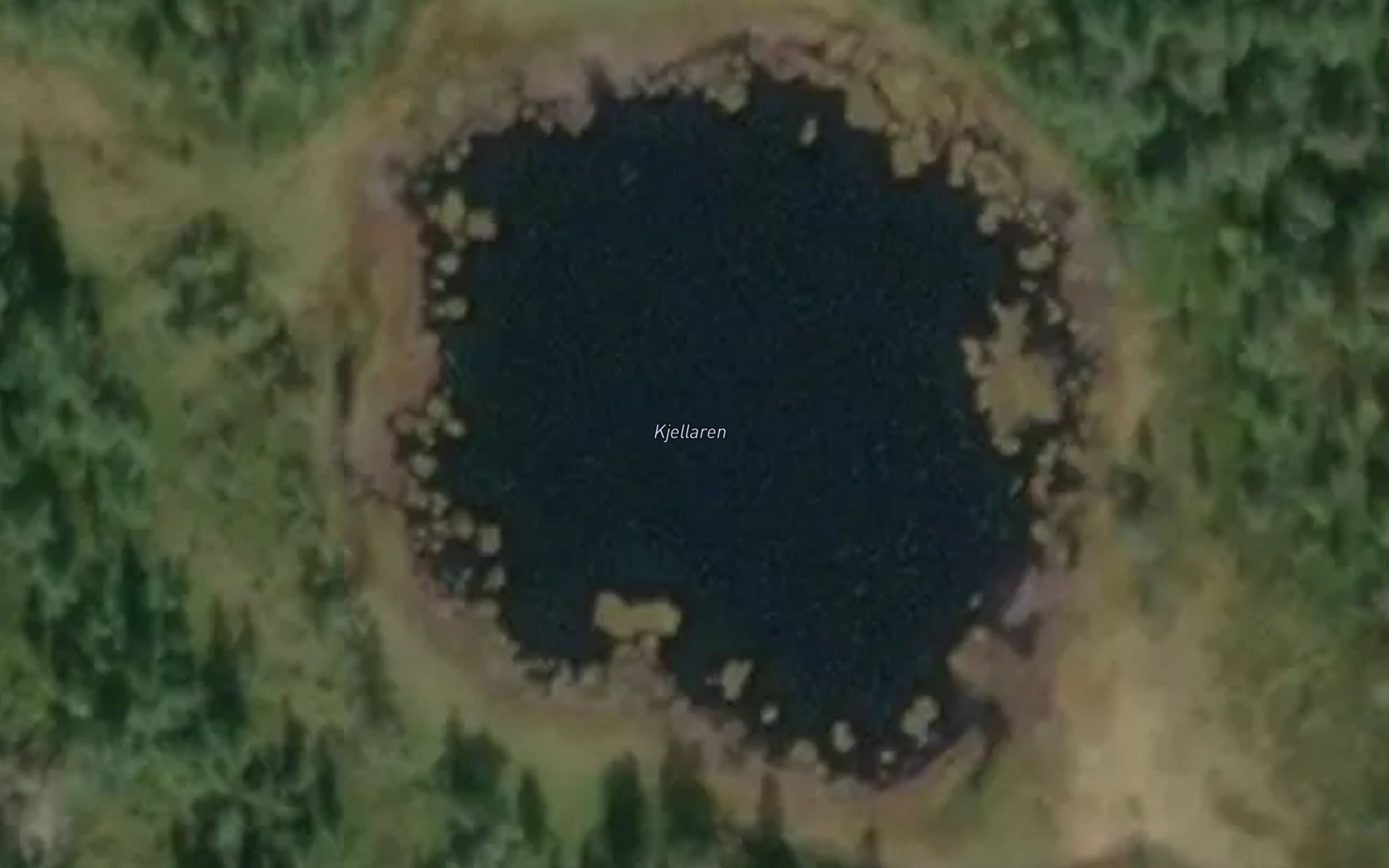 Satellite map of the Kjellaren