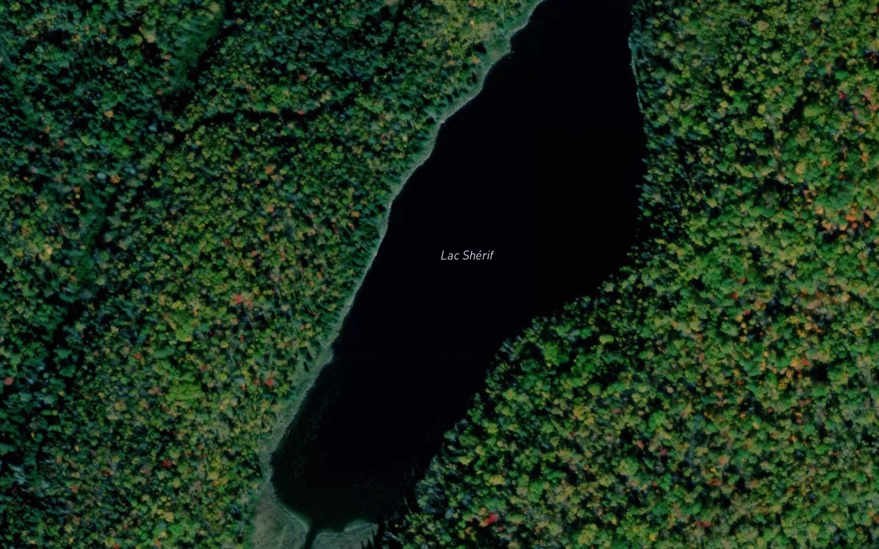Satellite map of the Lac Sherif