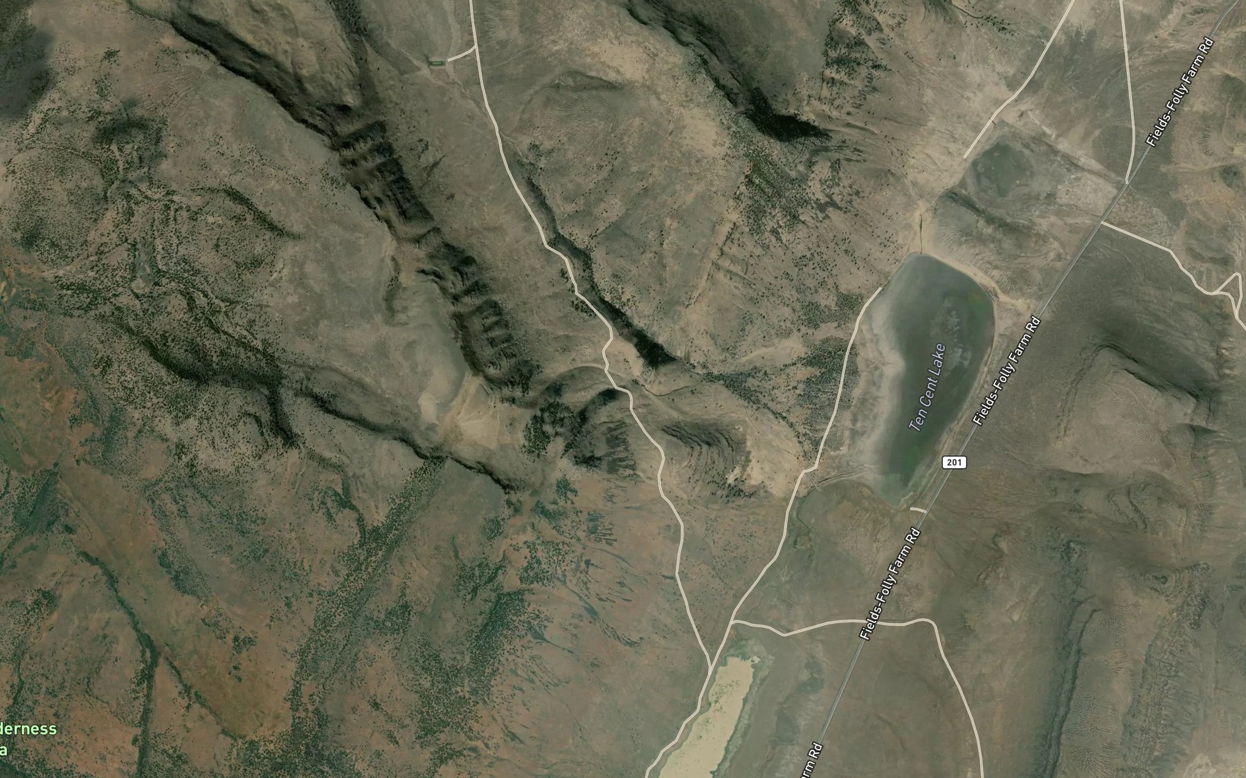 Satellite map of the Neal Spring