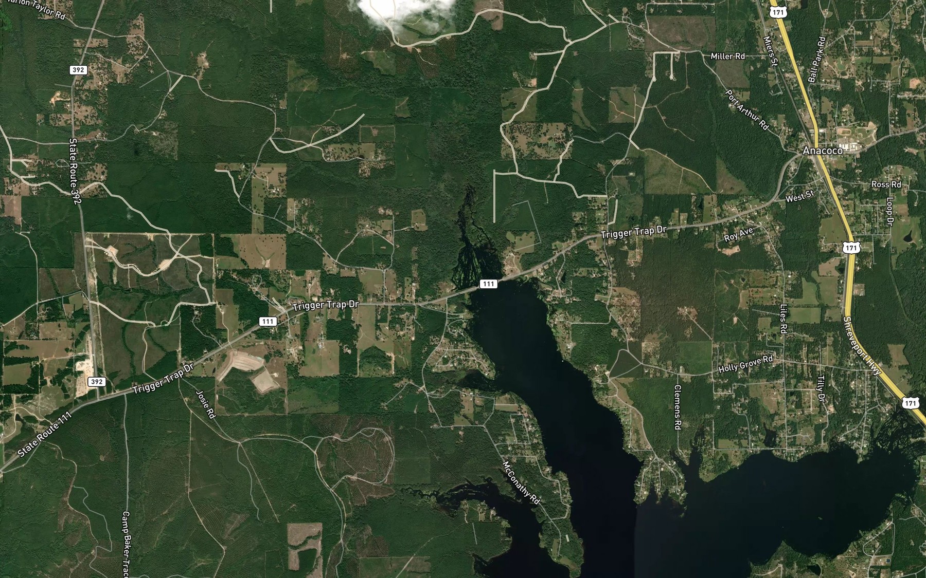 Satellite map of the Spot 7