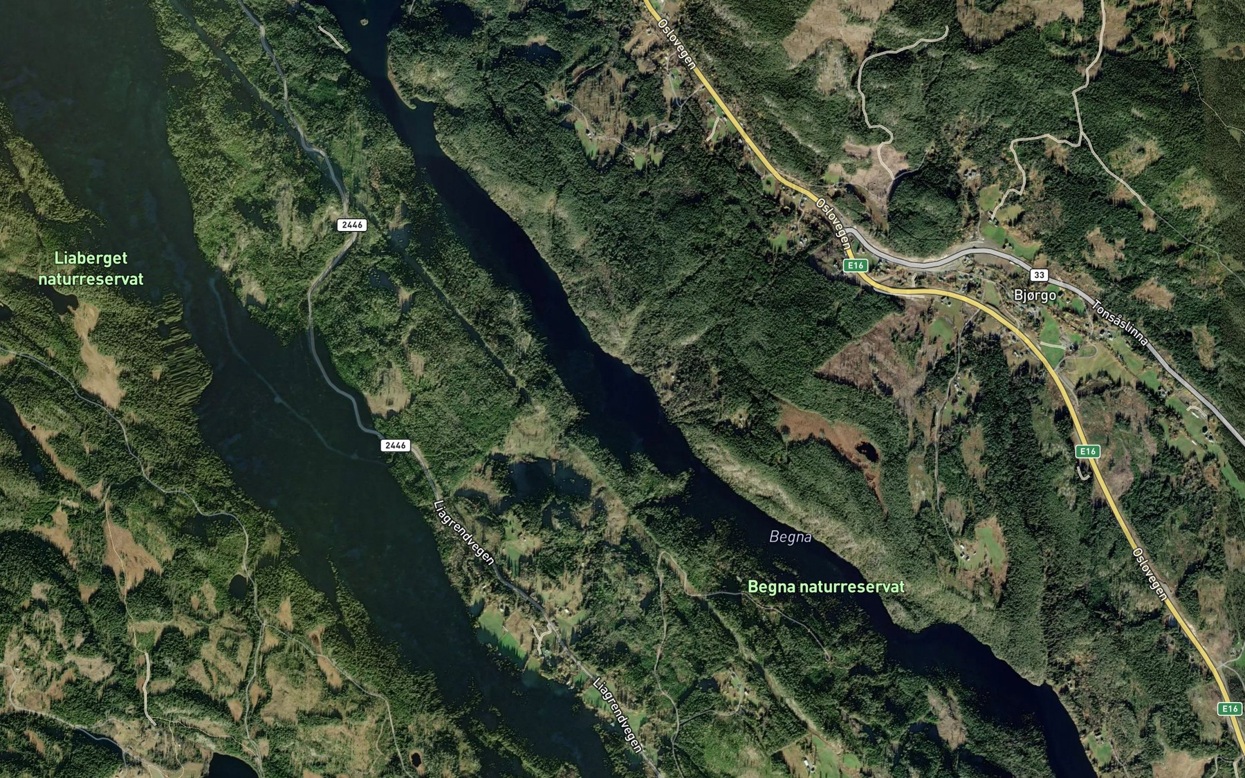 Satellite map of the Askjerfjorden