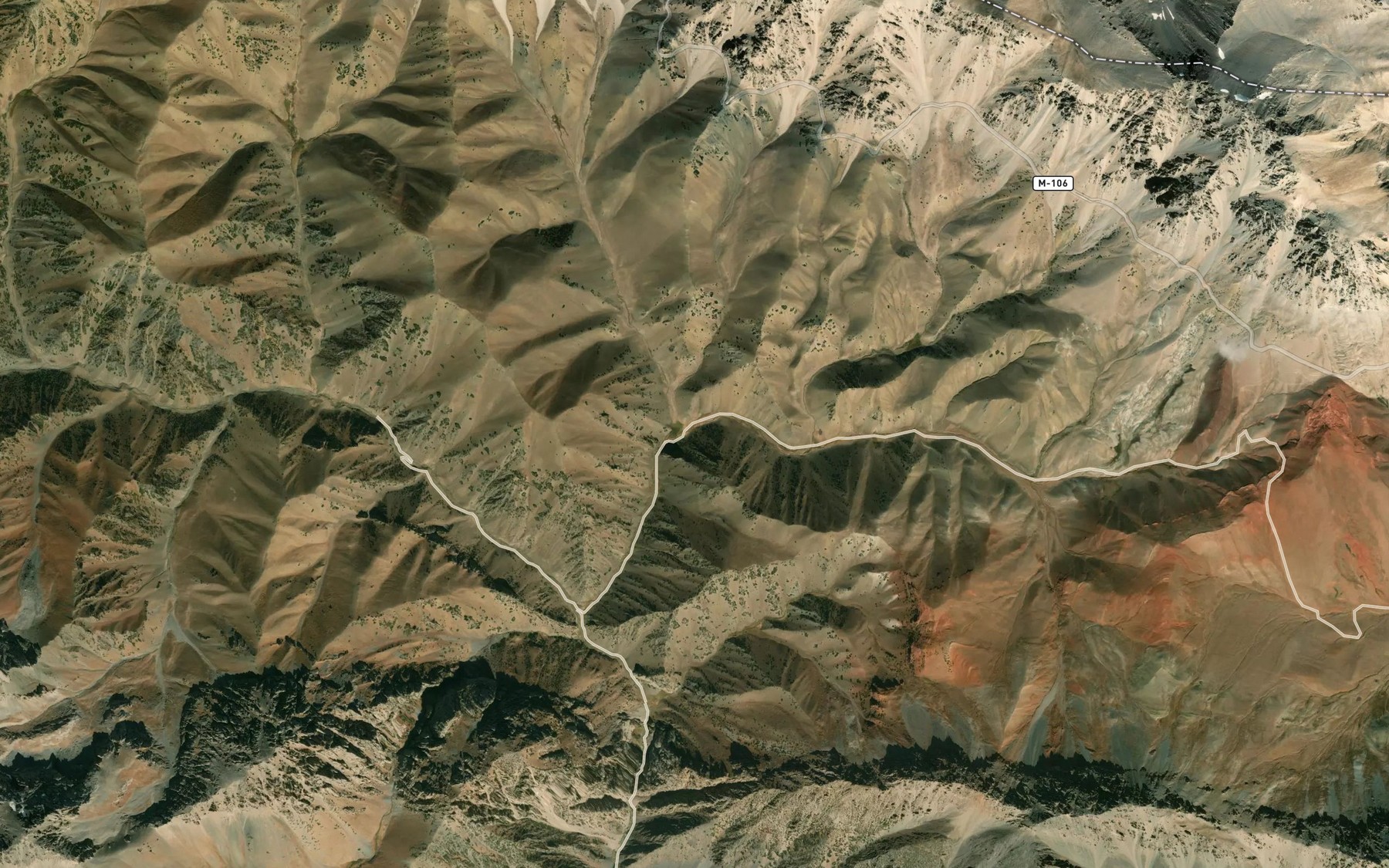 Satellite map of the Shiman
