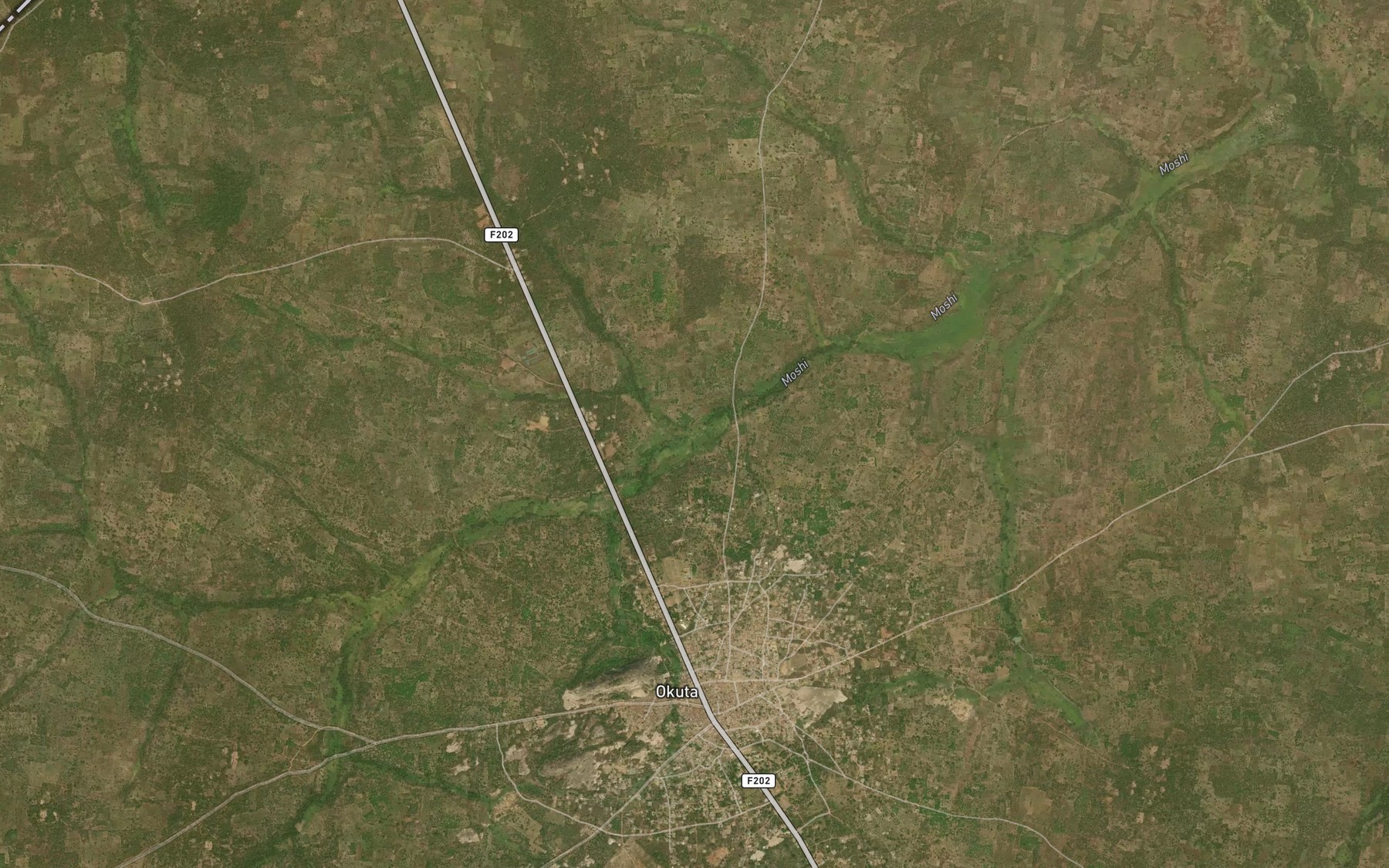 Satellite map of the River Kpe