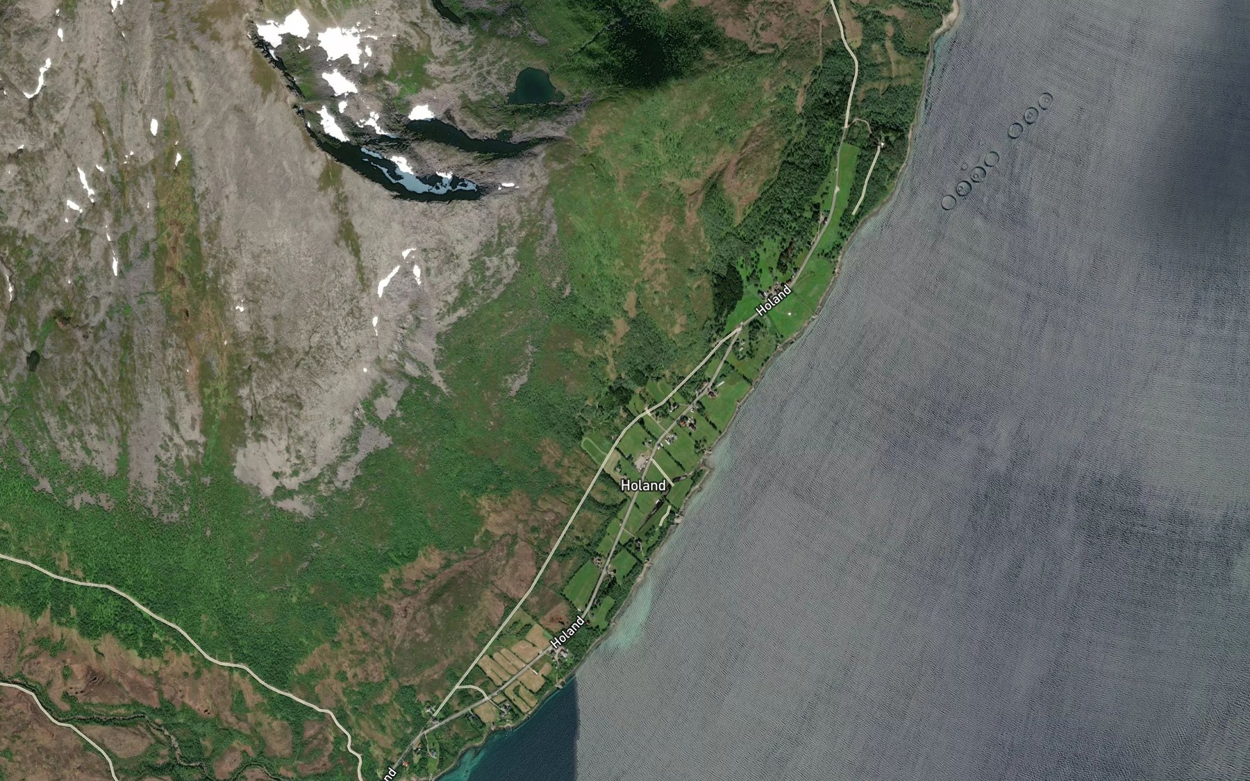 Satellite map of the Libekken