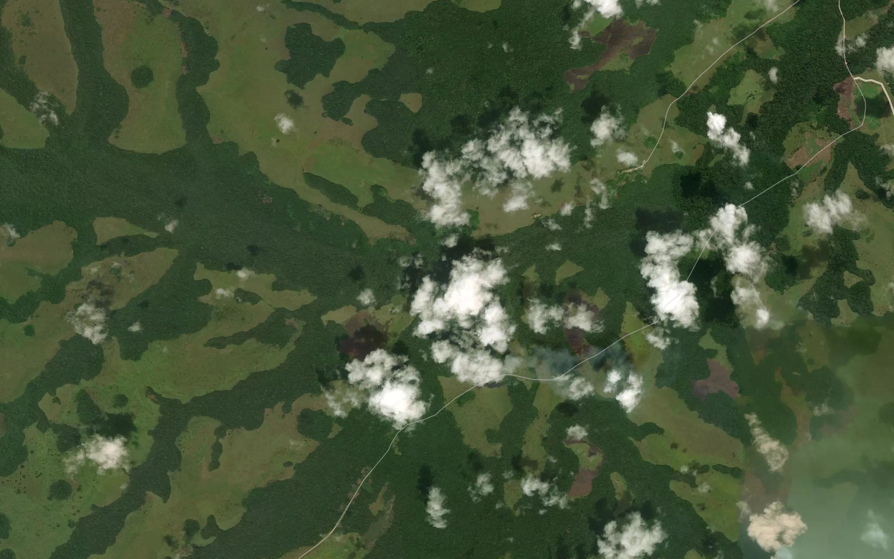 Satellite map of the Bongui