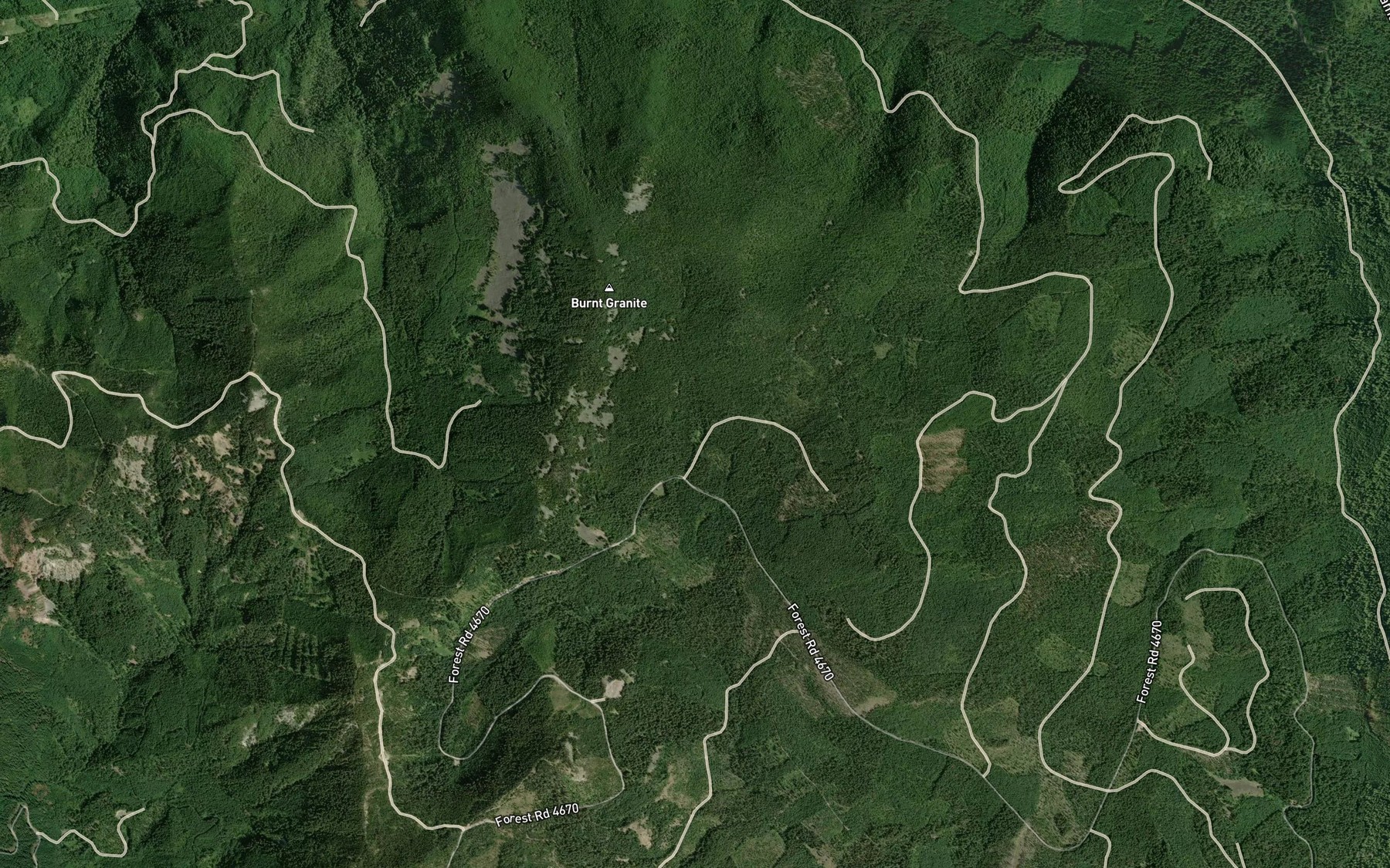 Satellite map of the Tarzan Springs