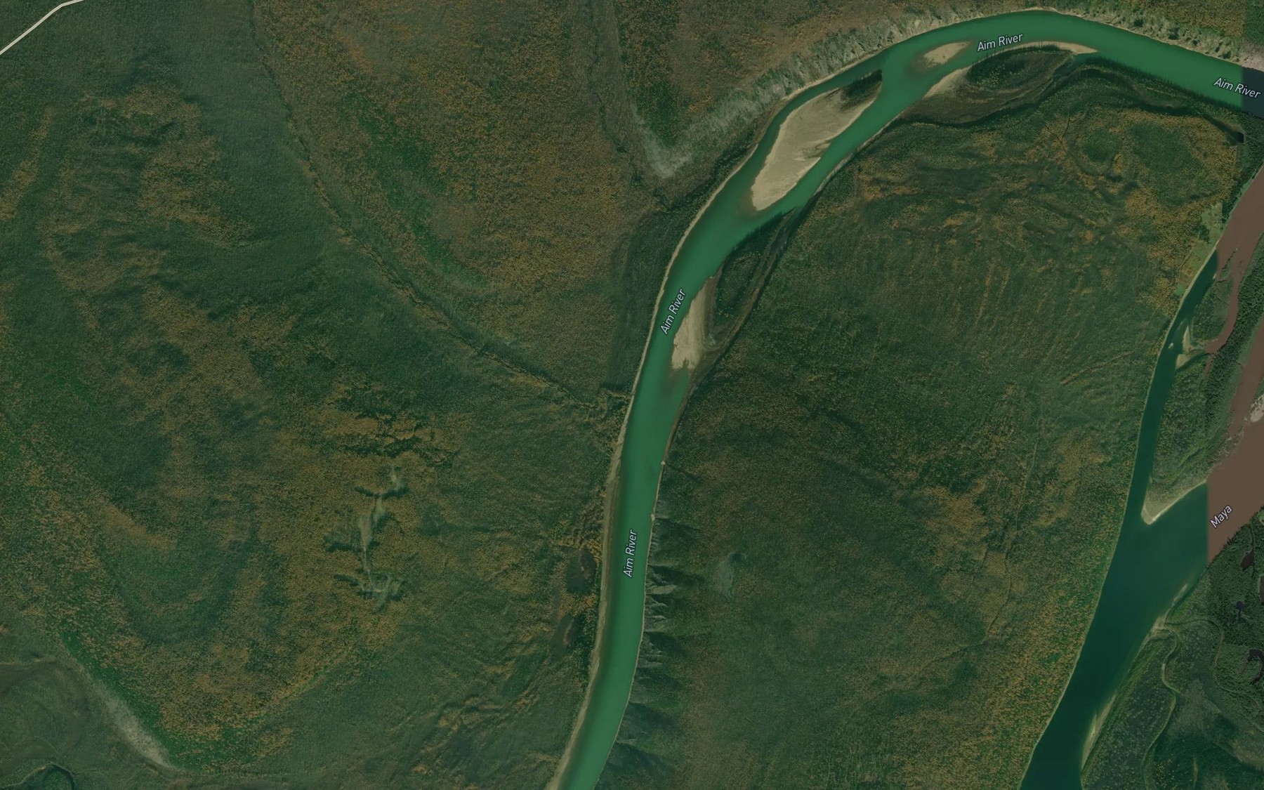 Satellite map of the Dymy