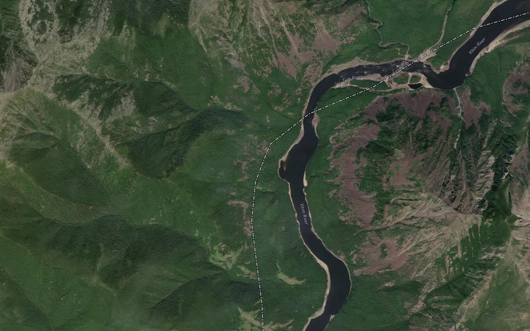 Satellite map of the Porog Paramskiy
