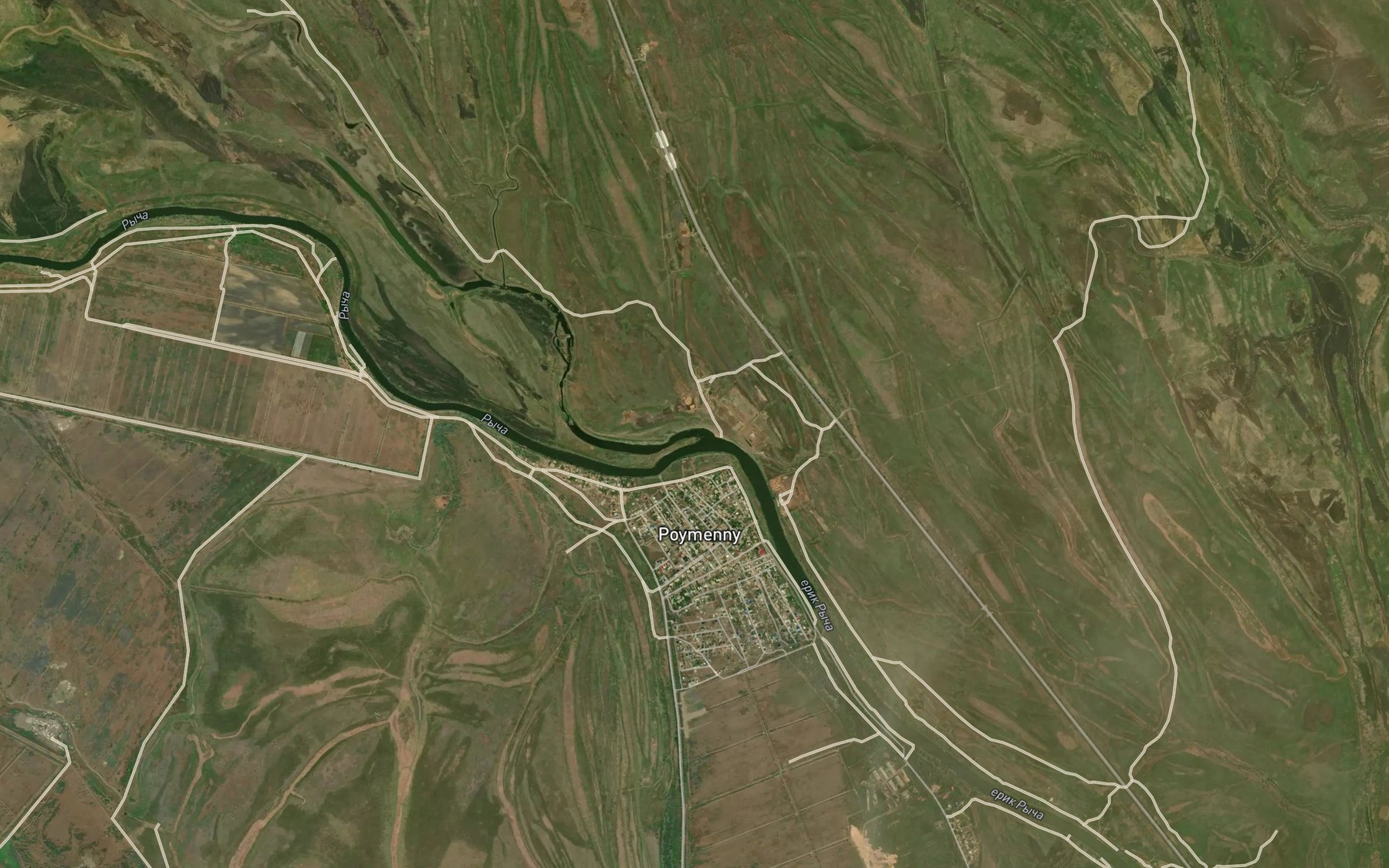 Satellite map of the Yerik Bober
