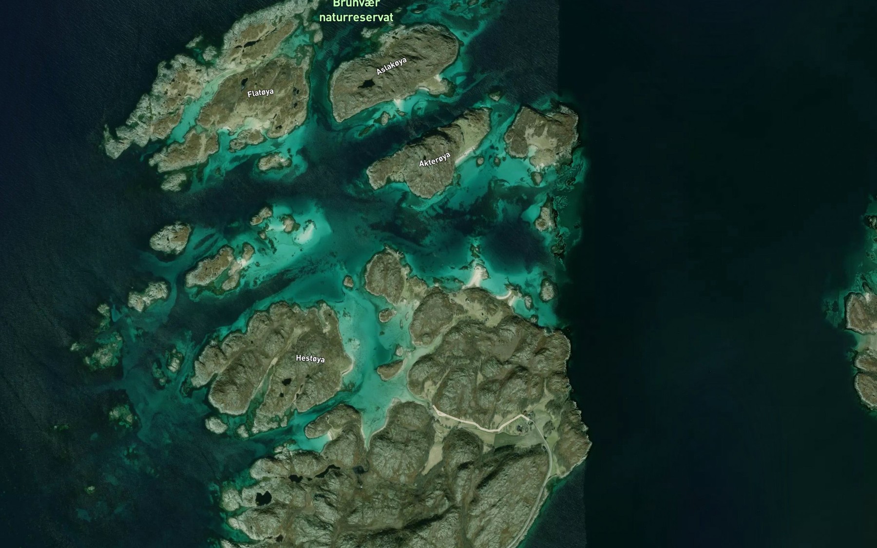 Satellite map of the Hamnvika