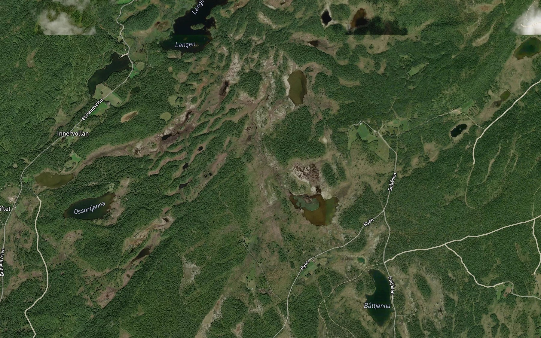 Satellite map of the Soljasbekken
