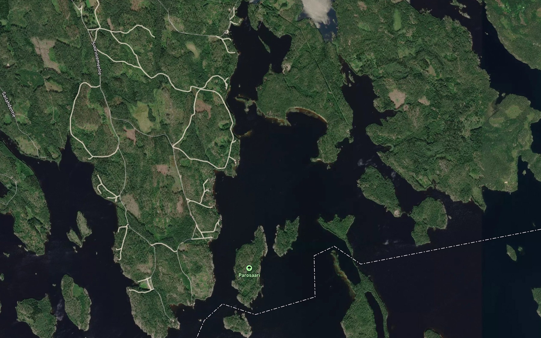 Satellite map of the Niittusaarenselka