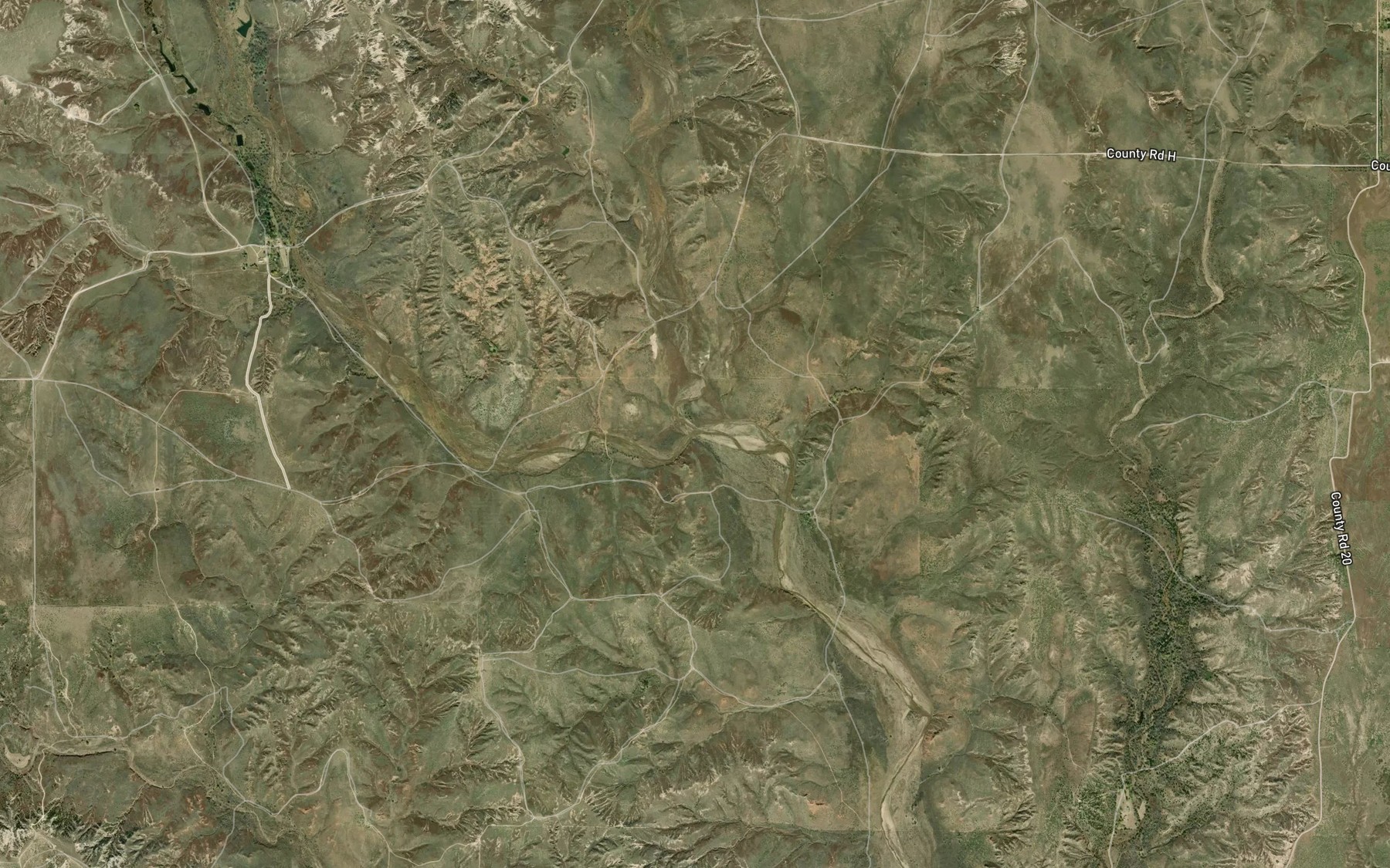 Satellite map of the Barton Creek