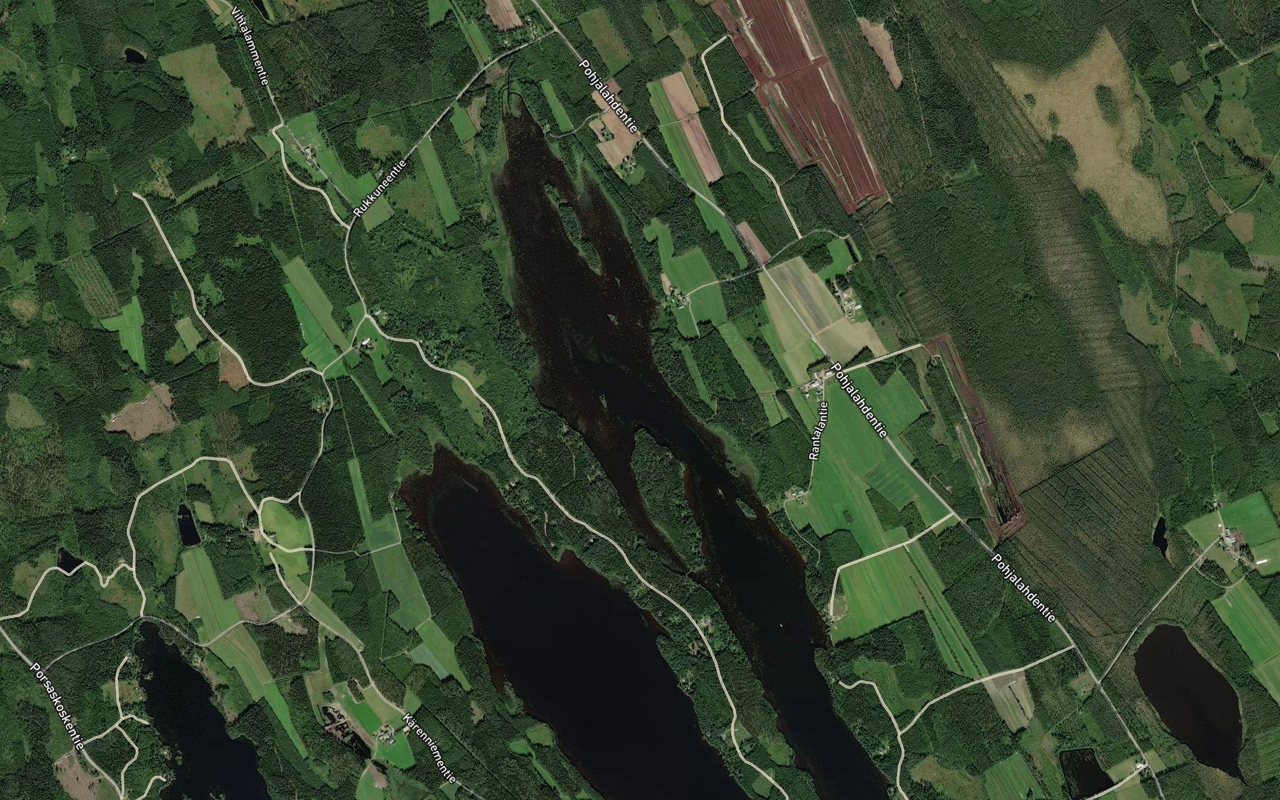 Satellite map of the Pohjalahti