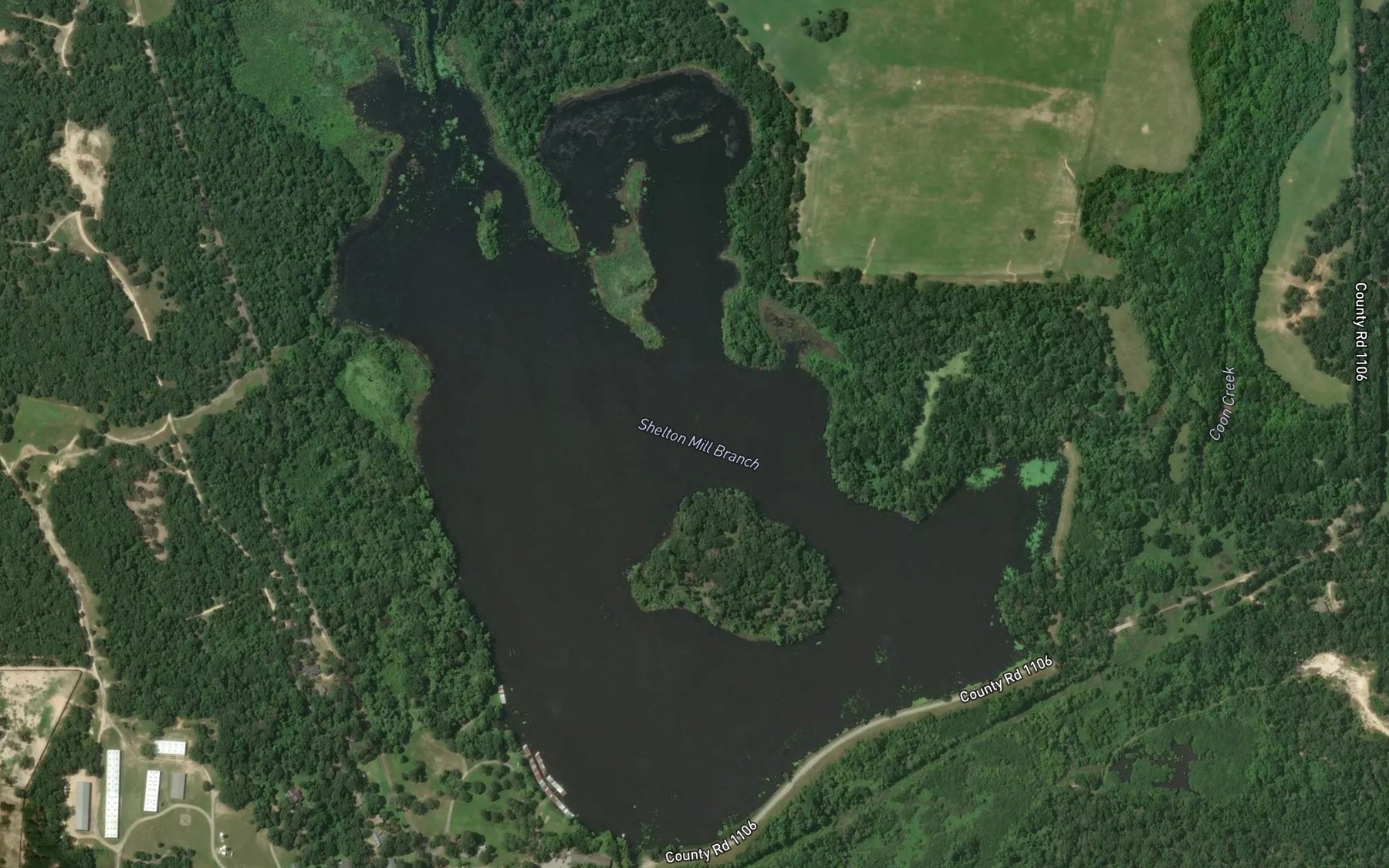 Satellite map of the Old Lake