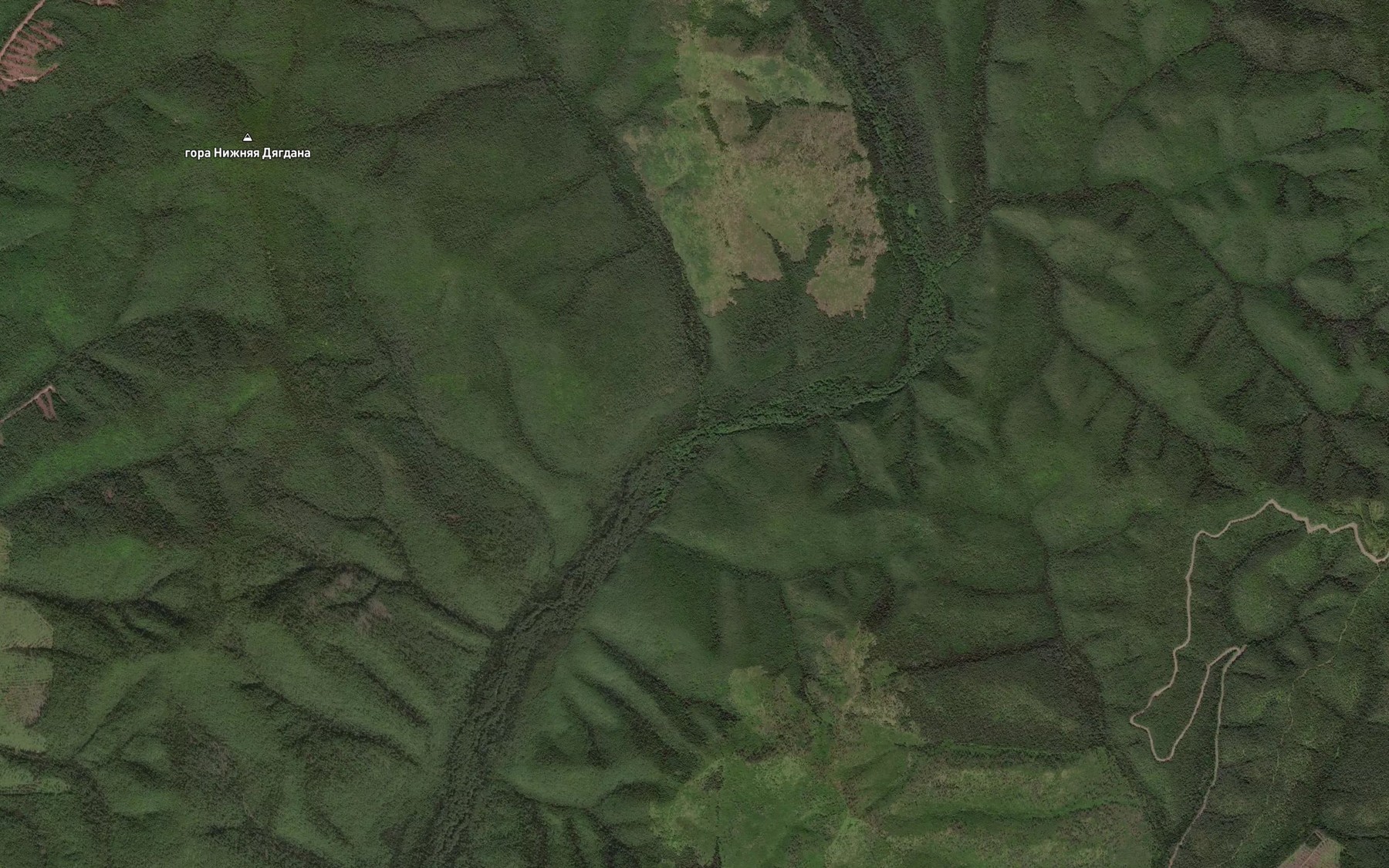 Satellite map of the Golyy