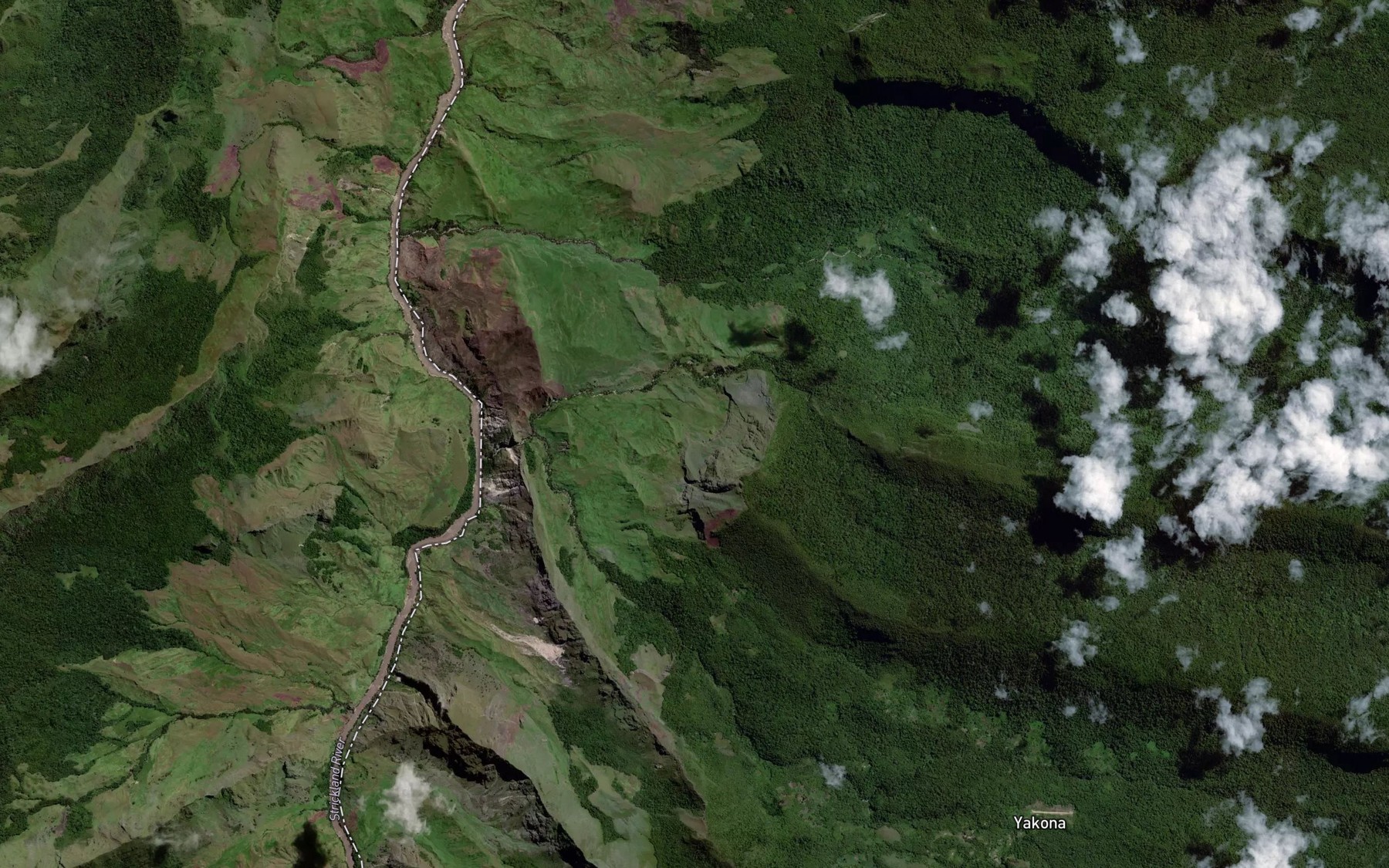 Satellite map of the Ariga River