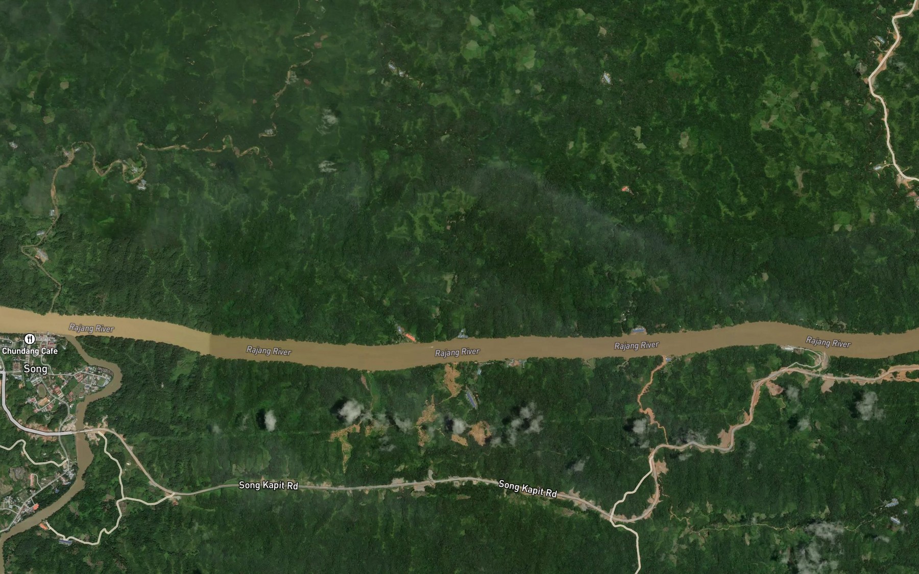 Satellite map of the Sungai Sejambu