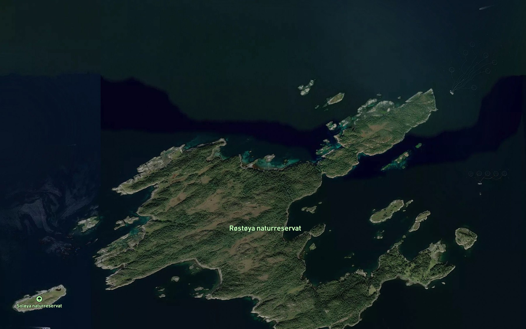 Satellite map of the Rostoyhamna