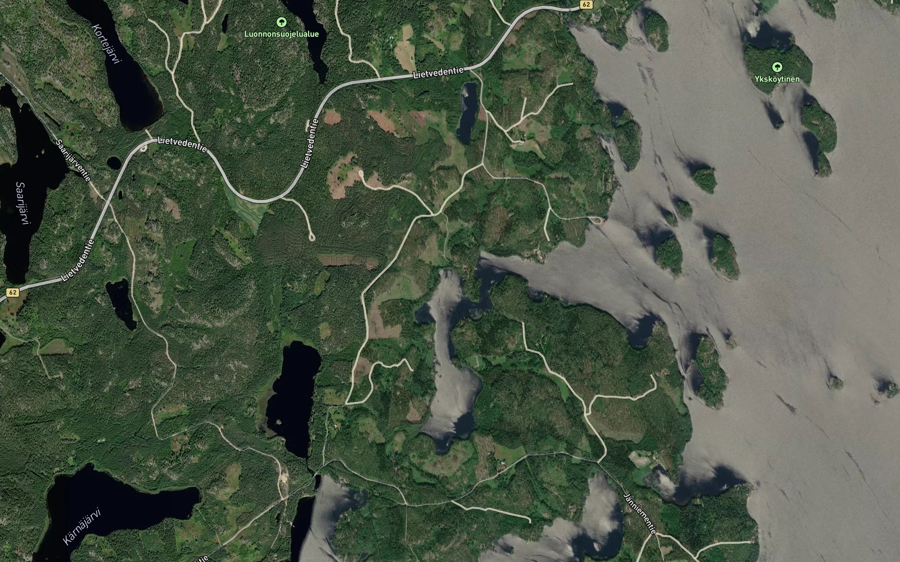 Satellite map of the Kotalahti