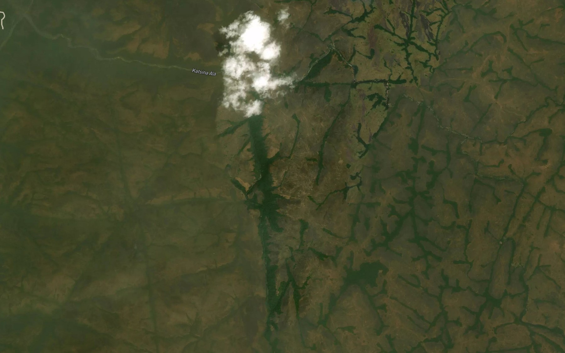 Satellite map of the River Kembe