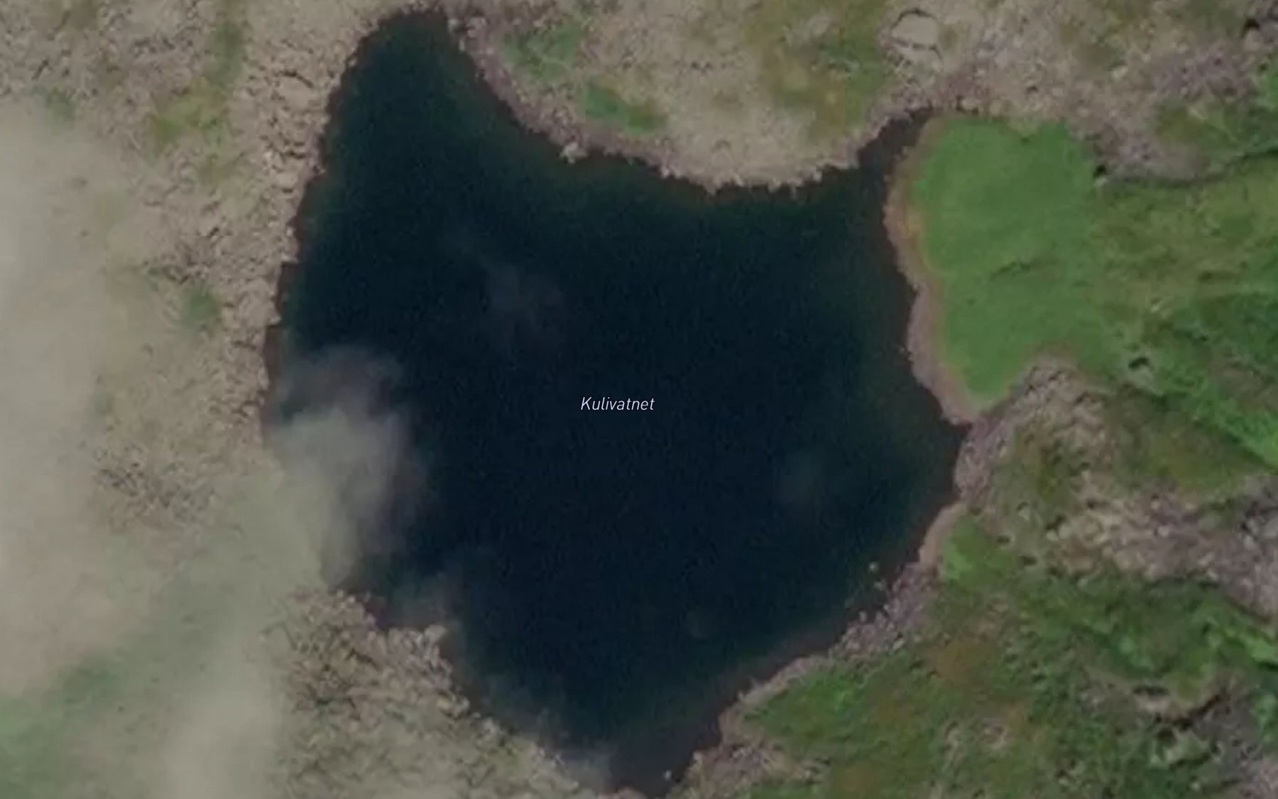 Satellite map of the Kulivatnet