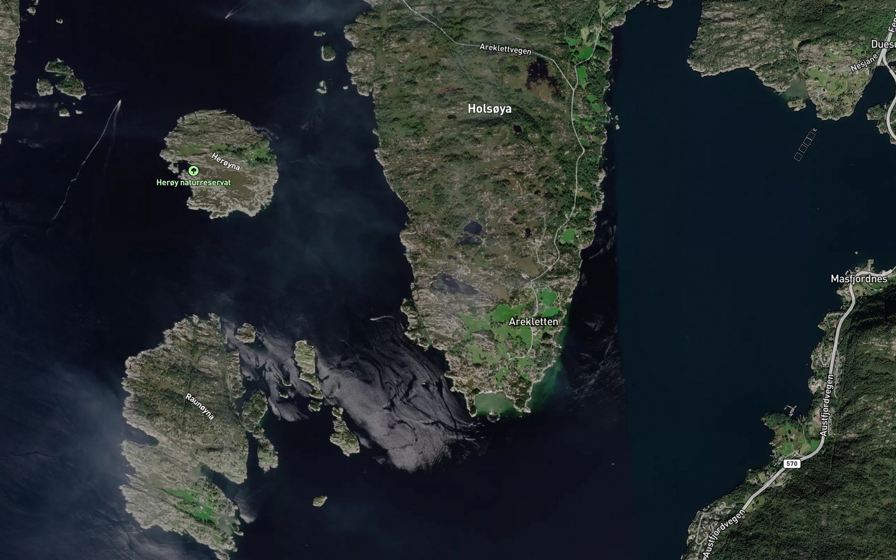 Satellite map of the Nedre Stemma