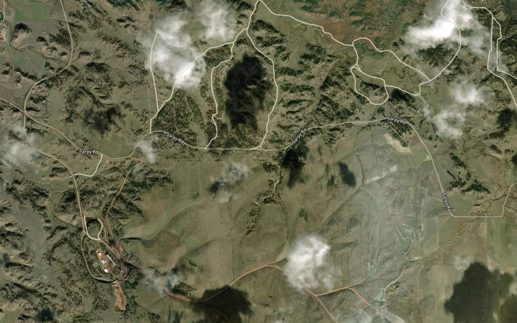 Satellite map of the 01N38E19BCDC01 Spring