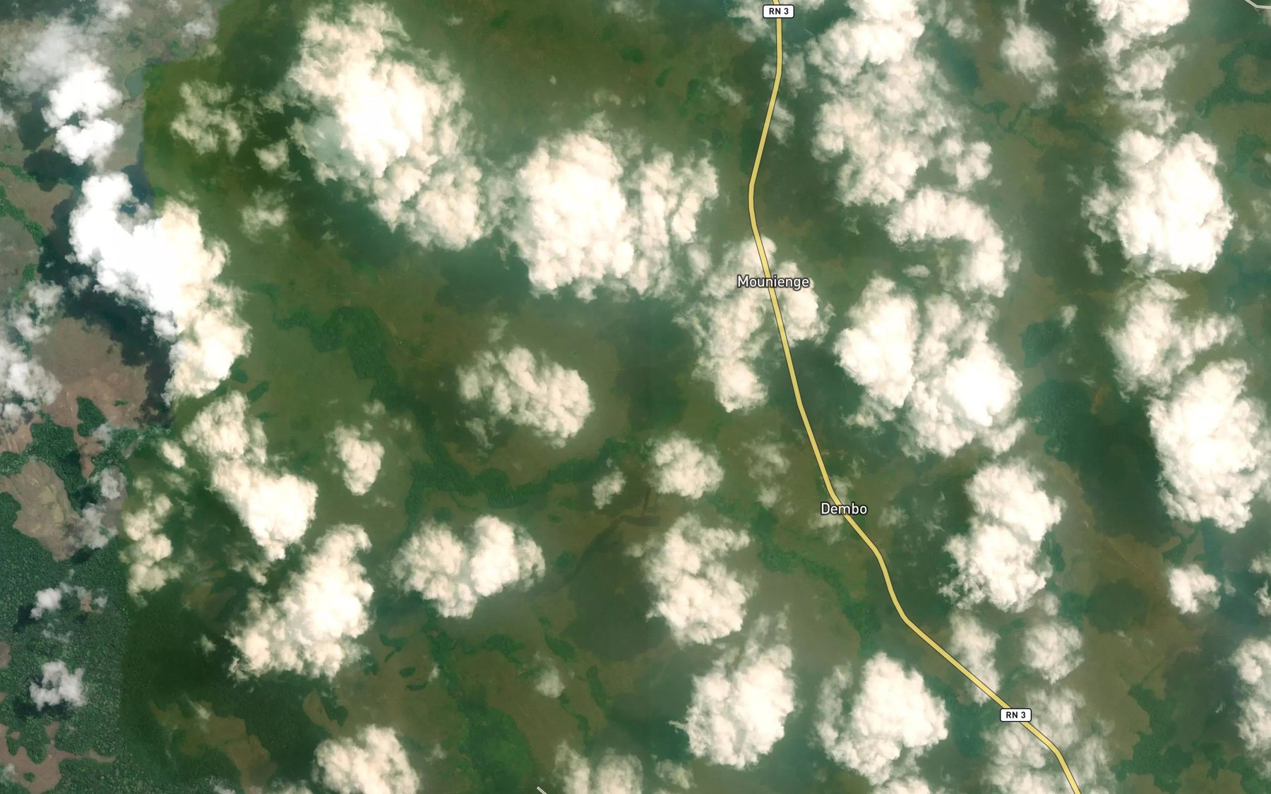 Satellite map of the Banga