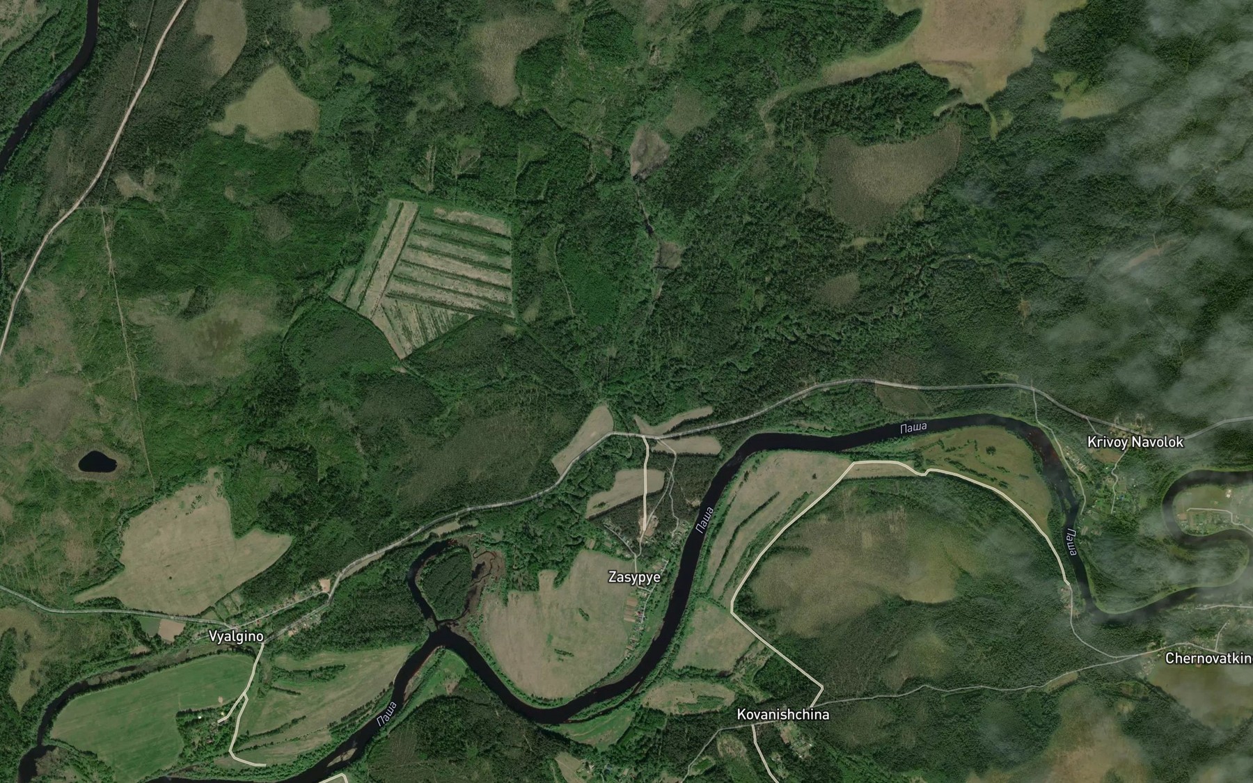 Satellite map of the Sapa