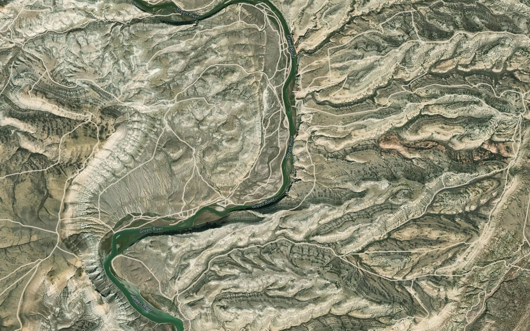 Satellite map of the Davis Bottom