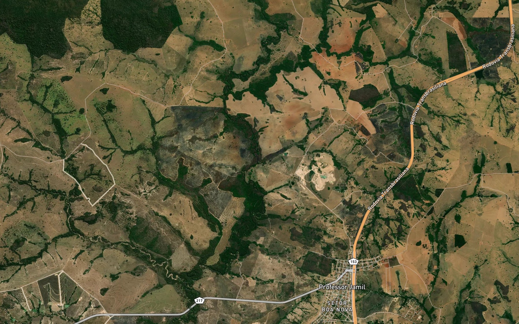 Satellite map of the Corrego Pernambuco