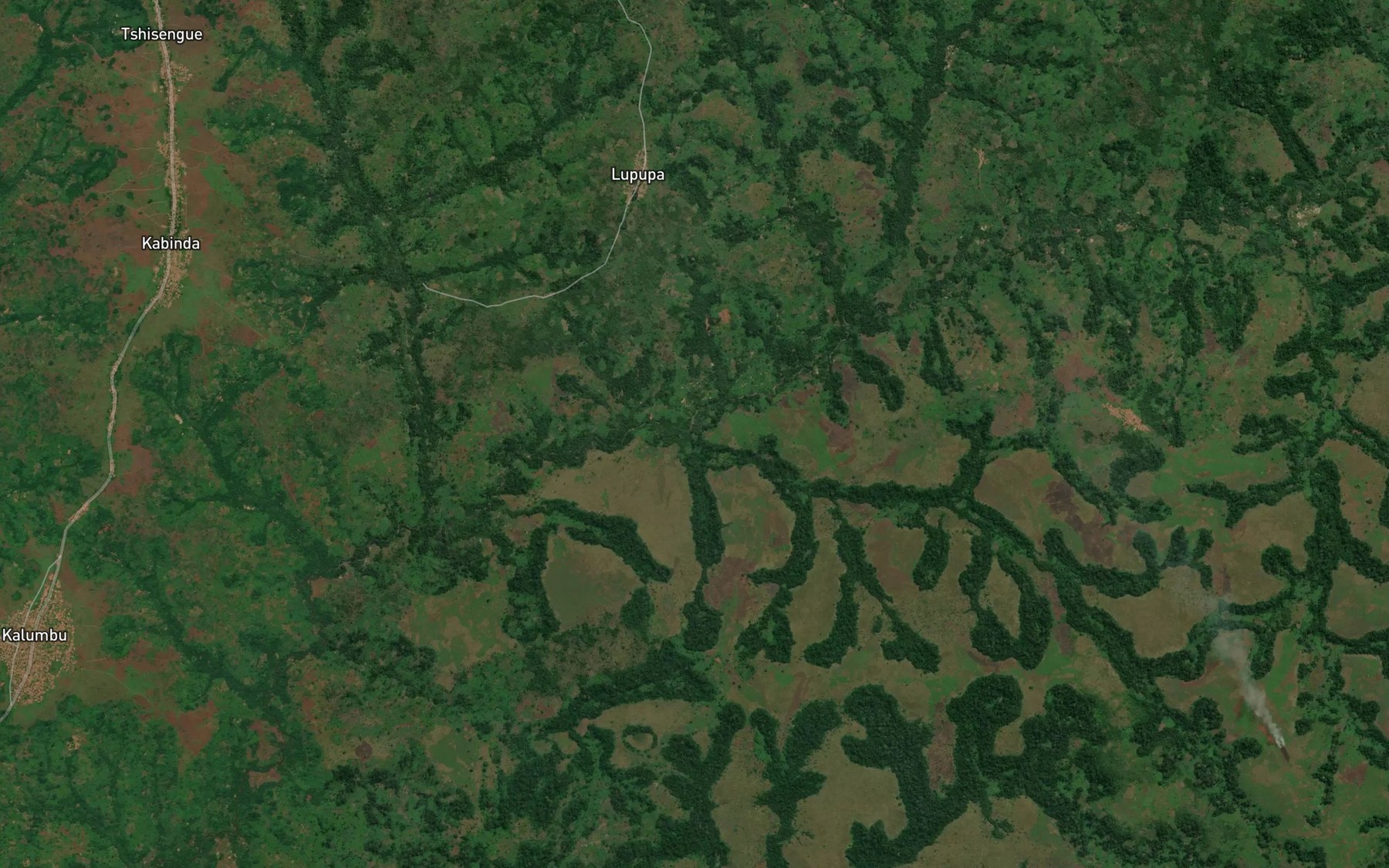 Satellite map of the Kalamashibo