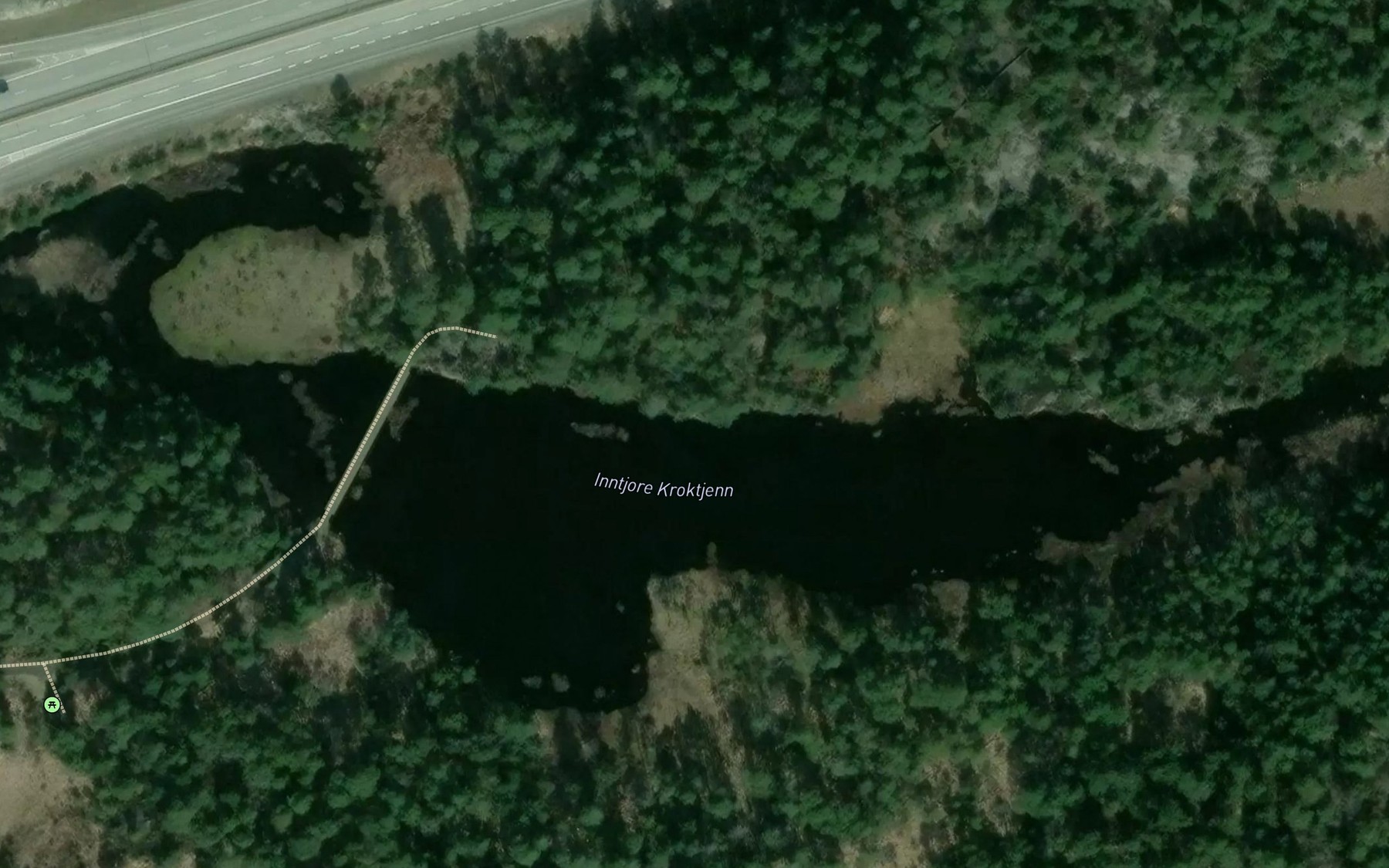 Satellite map of the Inntjore Kroktjenn
