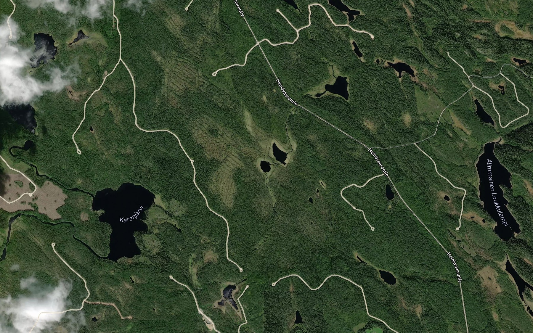 Satellite map of the Ristonlampi