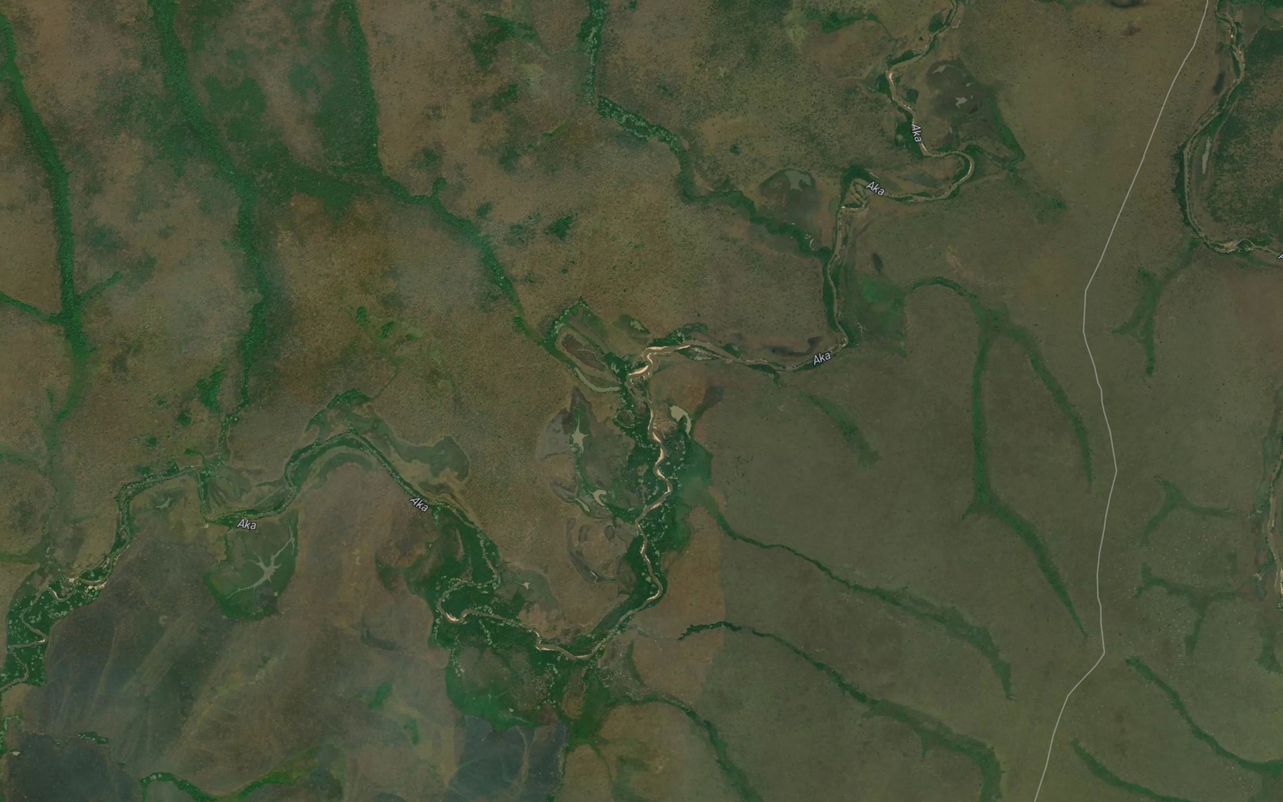 Satellite map of the Navuga