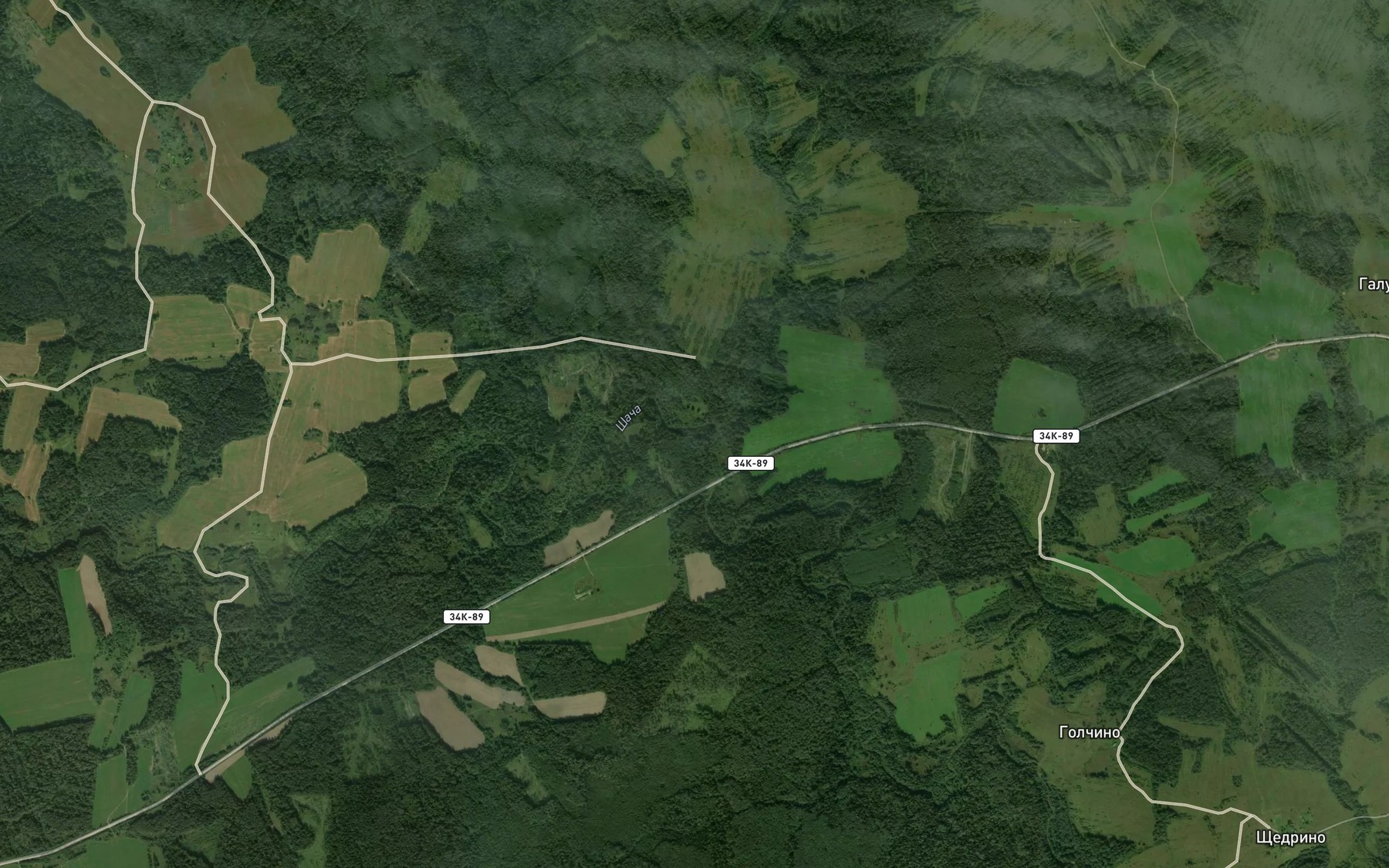 Satellite map of the Dolgusha