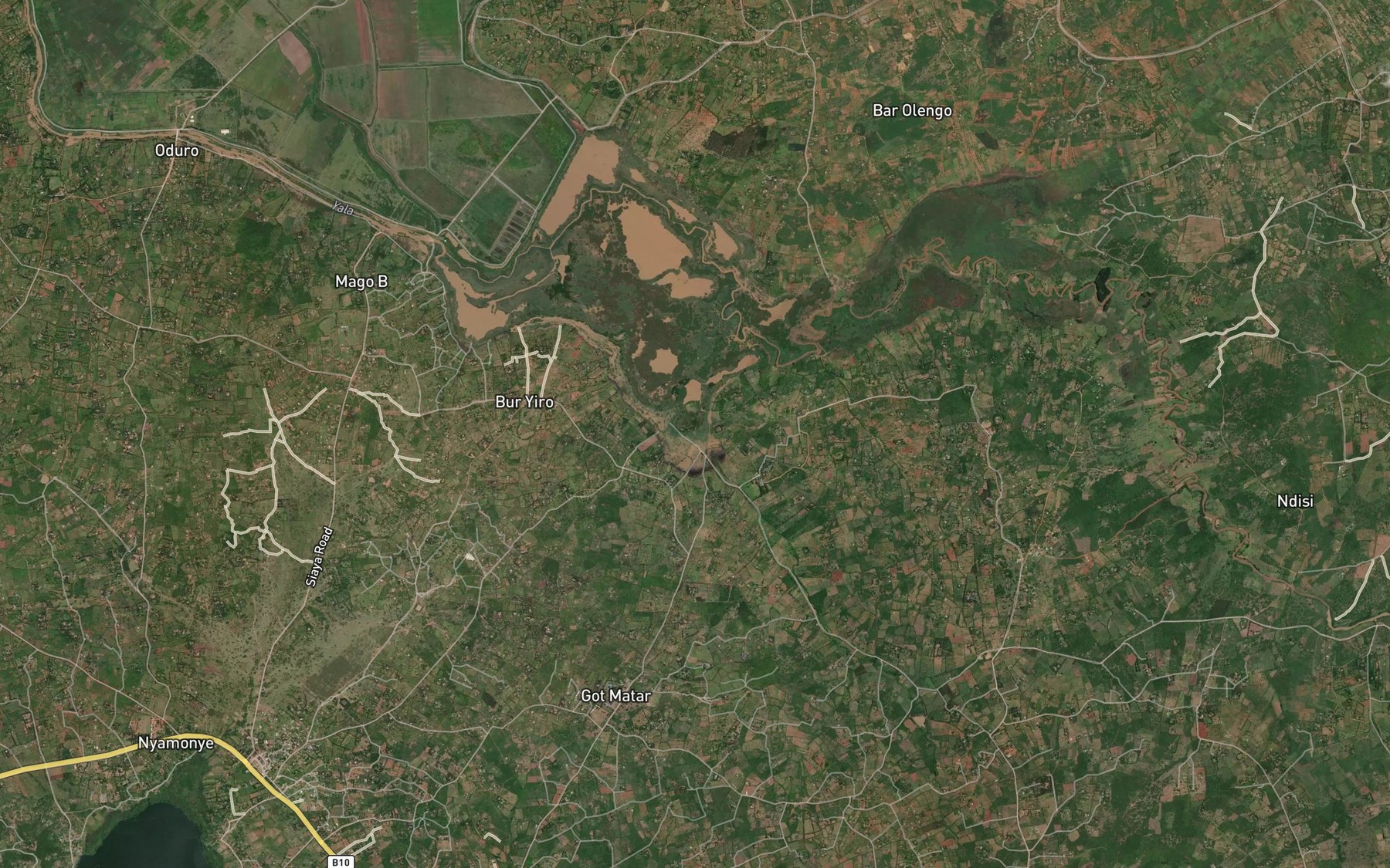 Satellite map of the Ratonga