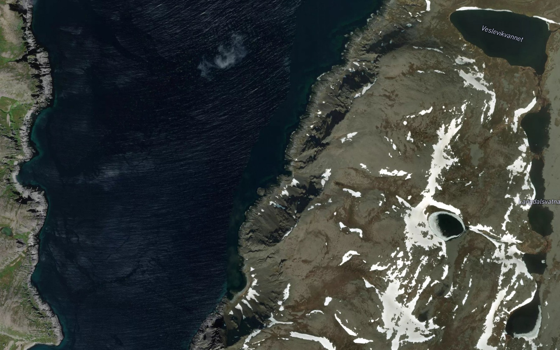 Satellite map of the Tarevika
