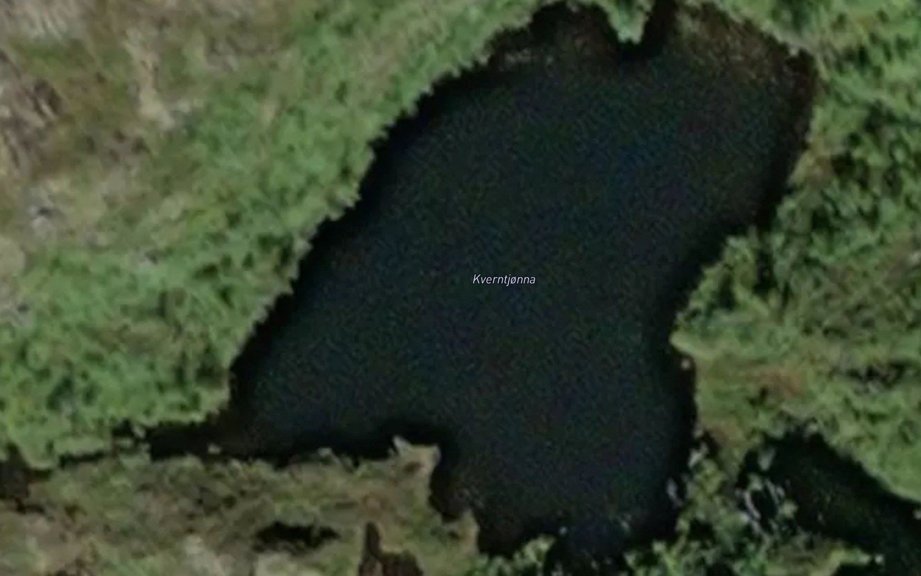 Satellite map of the Kverntjorna