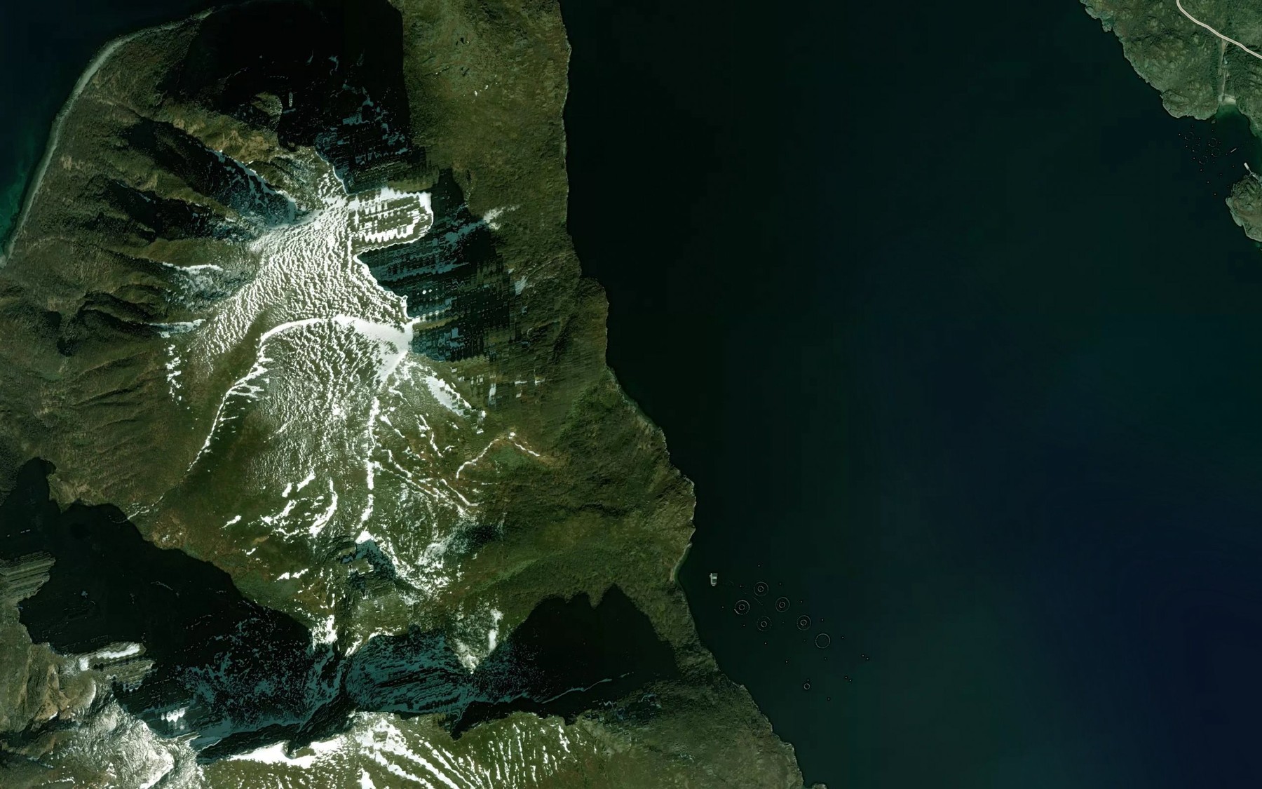 Satellite map of the Vikran