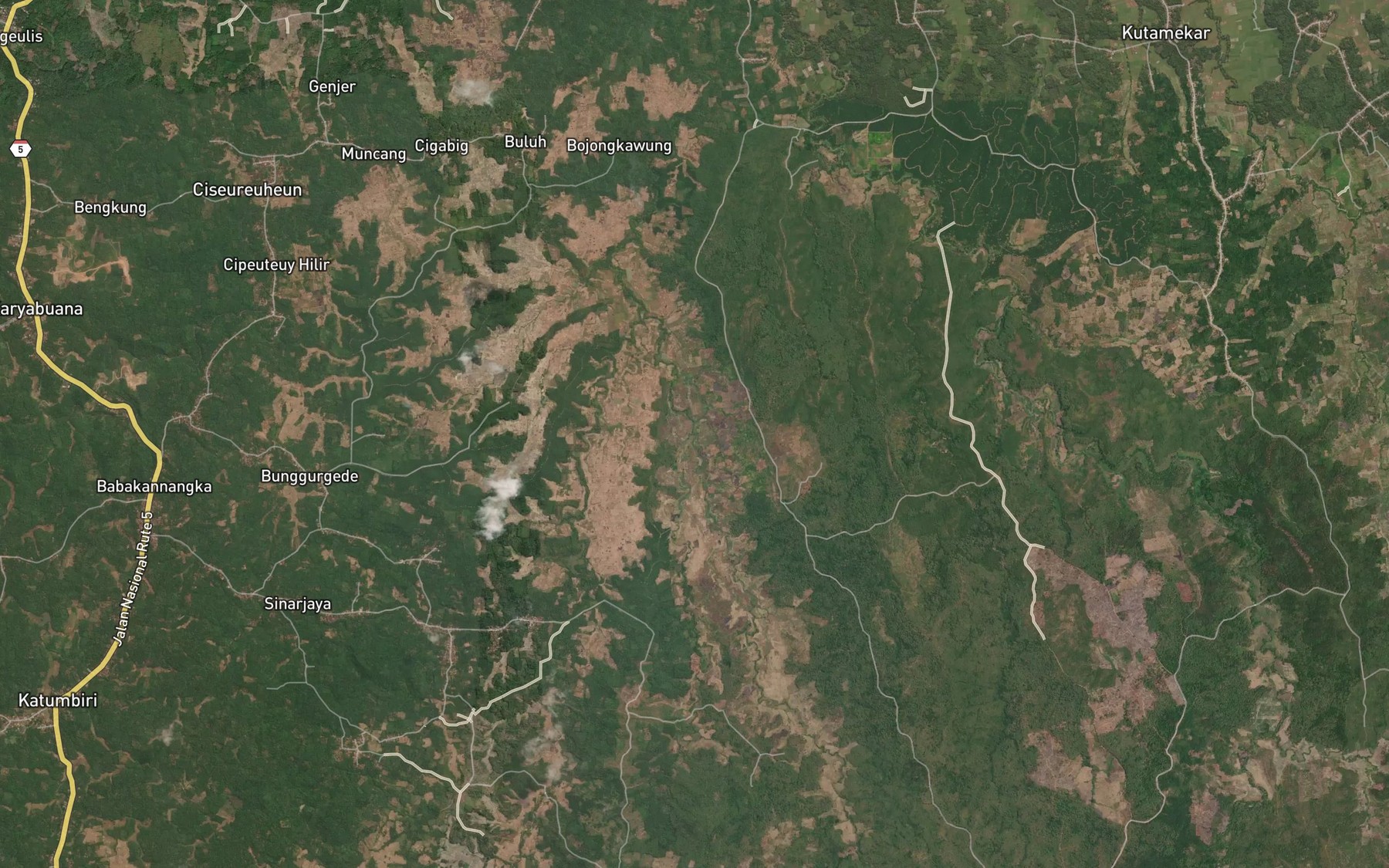 Satellite map of the Ci Suren