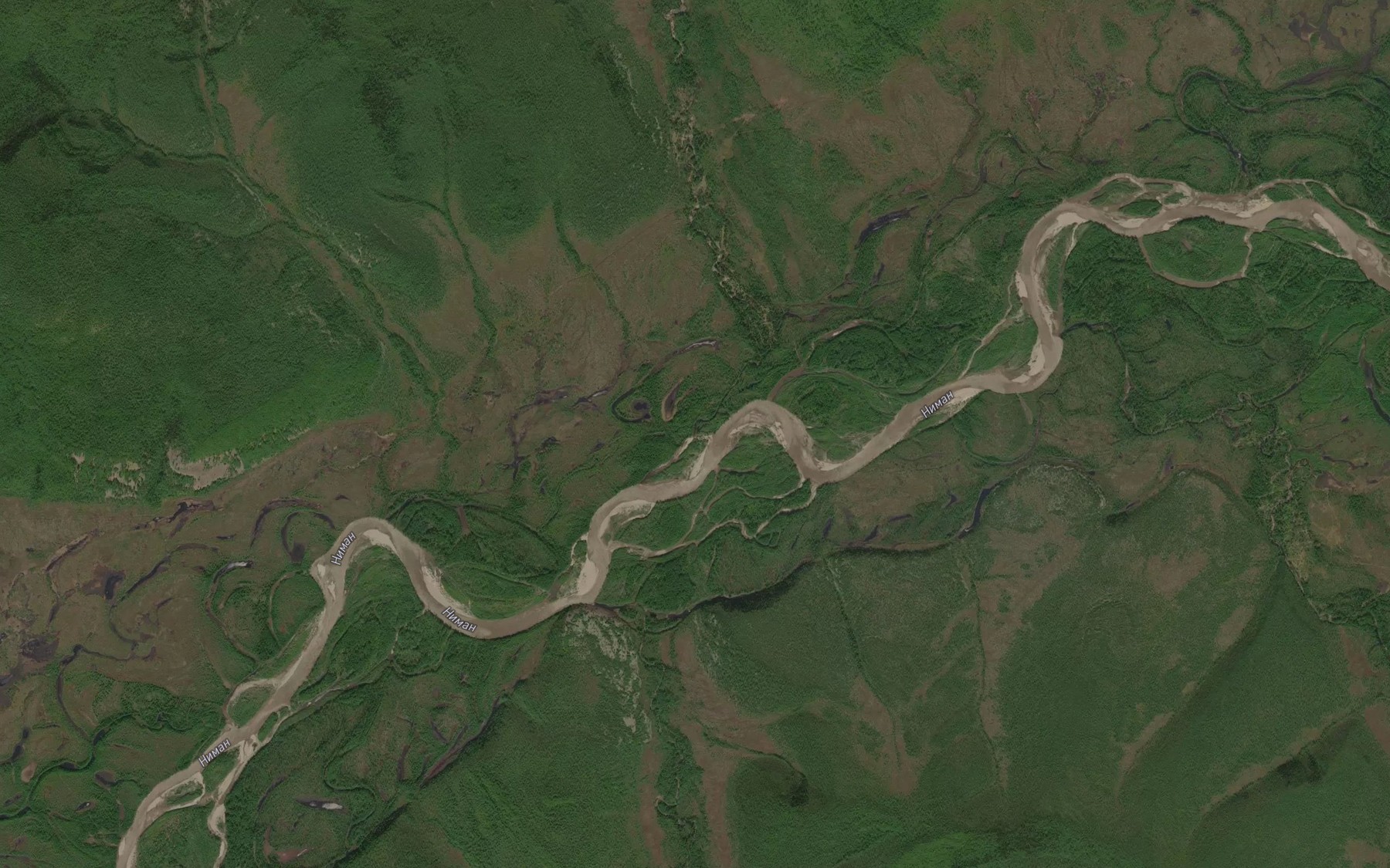 Satellite map of the Tiis