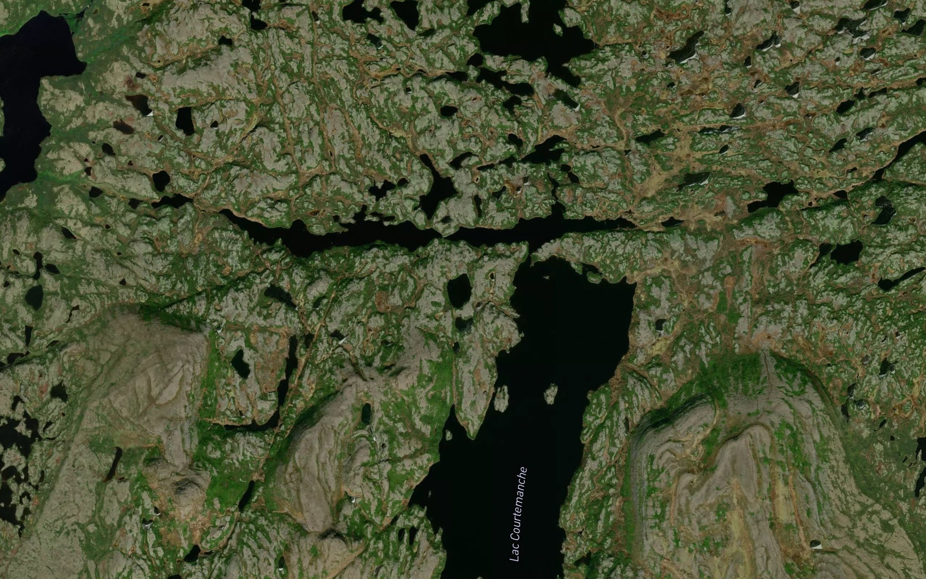 Satellite map of the Lac Herring