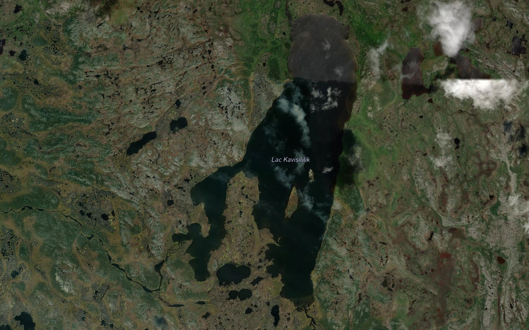 Satellite map of the Lac Kavisiliarulik