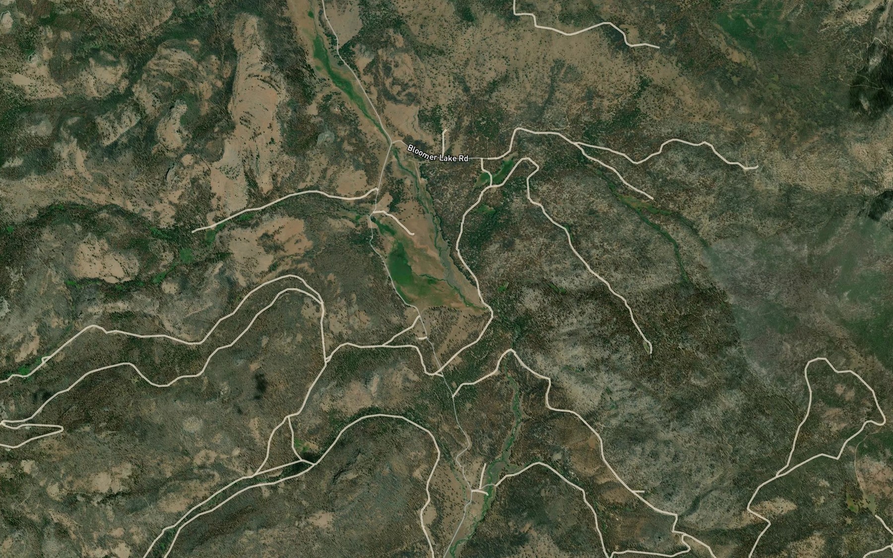 Satellite map of the Ramelli Creek