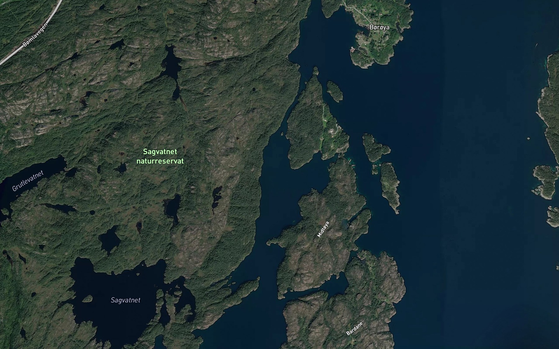 Satellite map of the Nordpollen